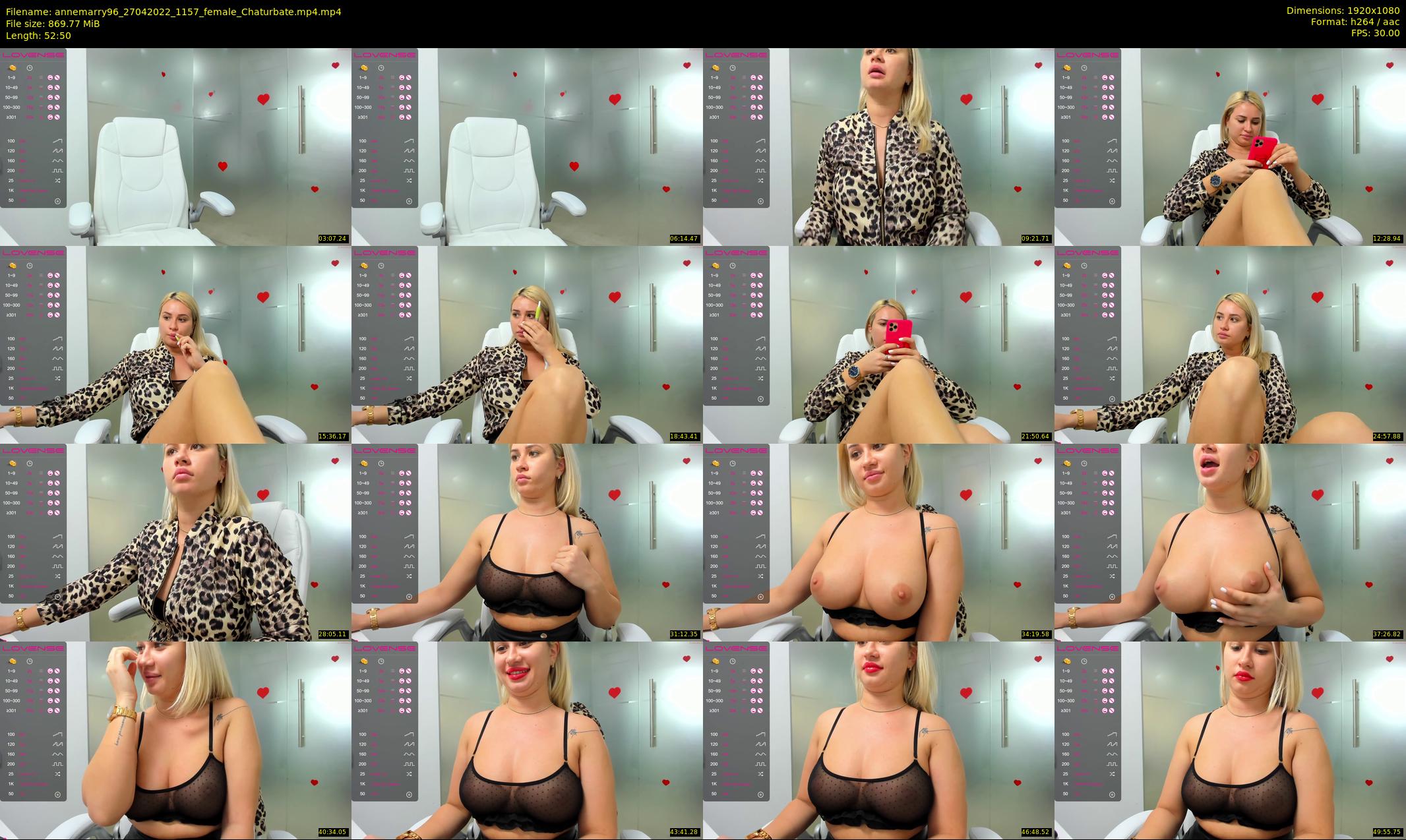 annemarry96 — 53 minute Chaturbate female cam show recording, 1080p, Apr 27, 2022