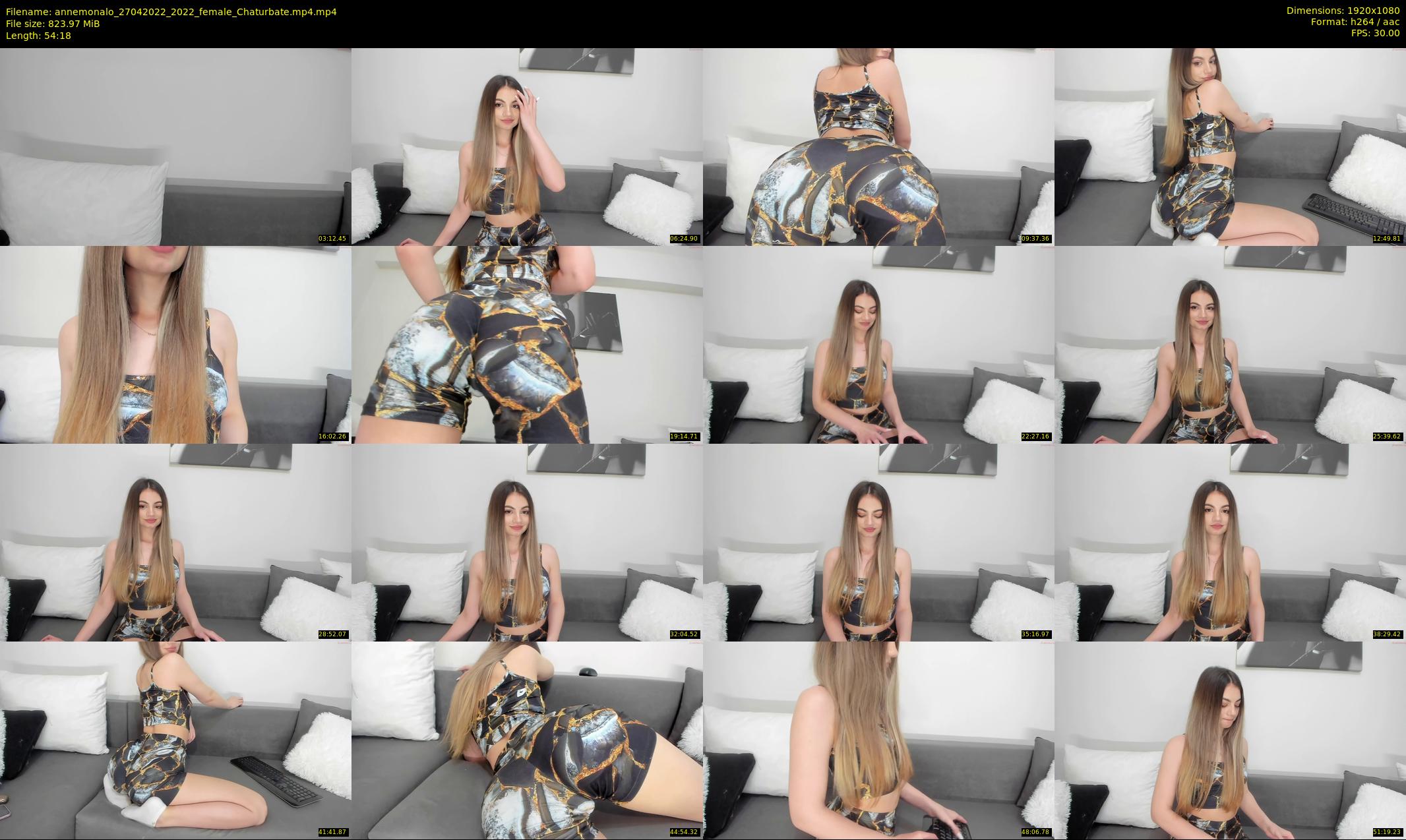 annemonalo — 55 minute Chaturbate female cam show recording, 1080p, Apr 27, 2022