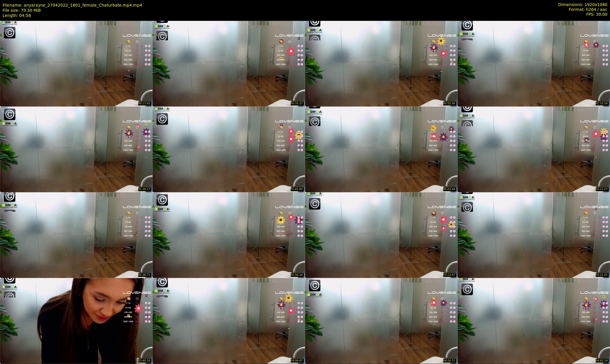 anyarayne — 5 minute Chaturbate female cam show recording, 1080p, Apr 27, 2022