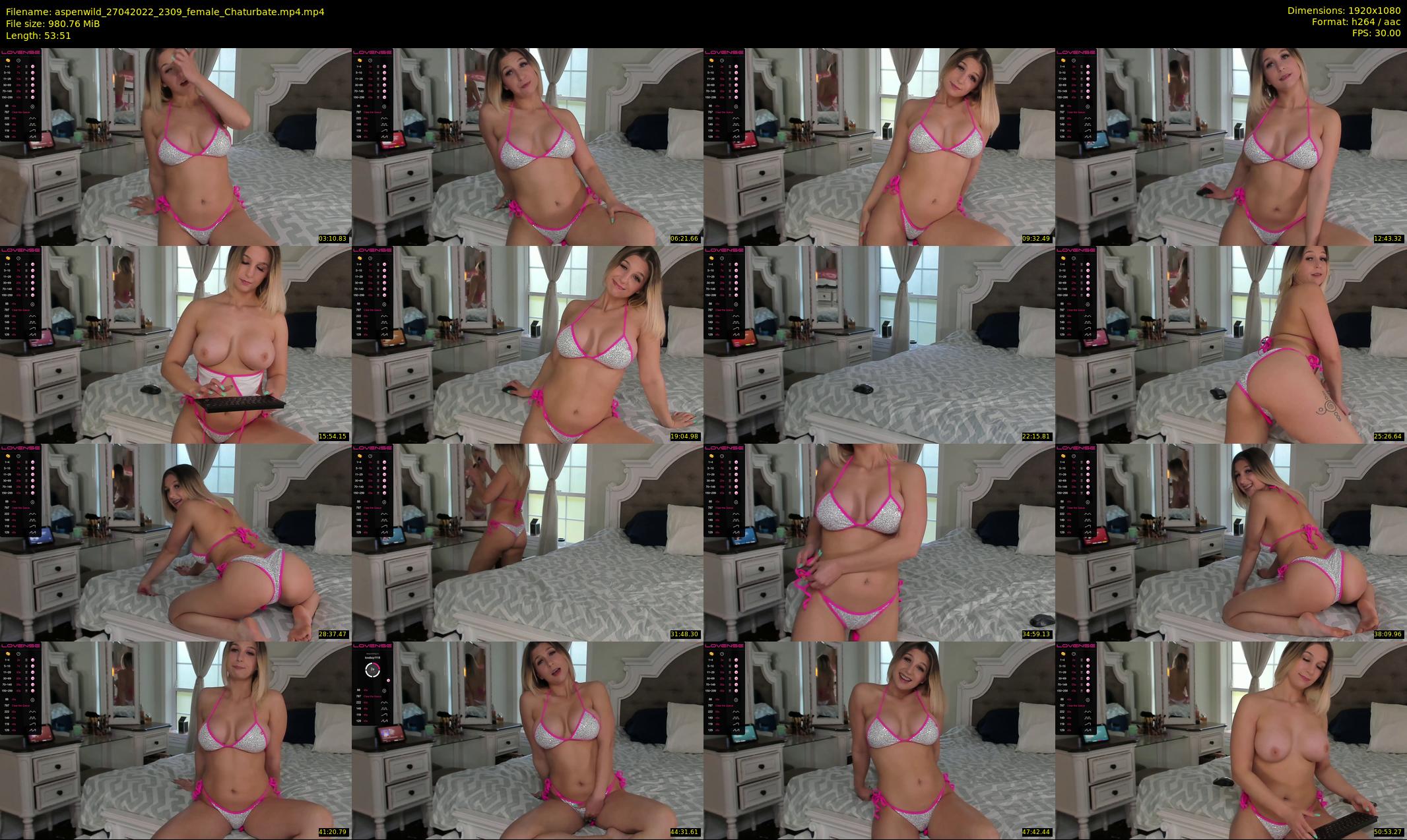 aspenwild — 54 minute Chaturbate female cam show recording, 1080p, Apr 27, 2022