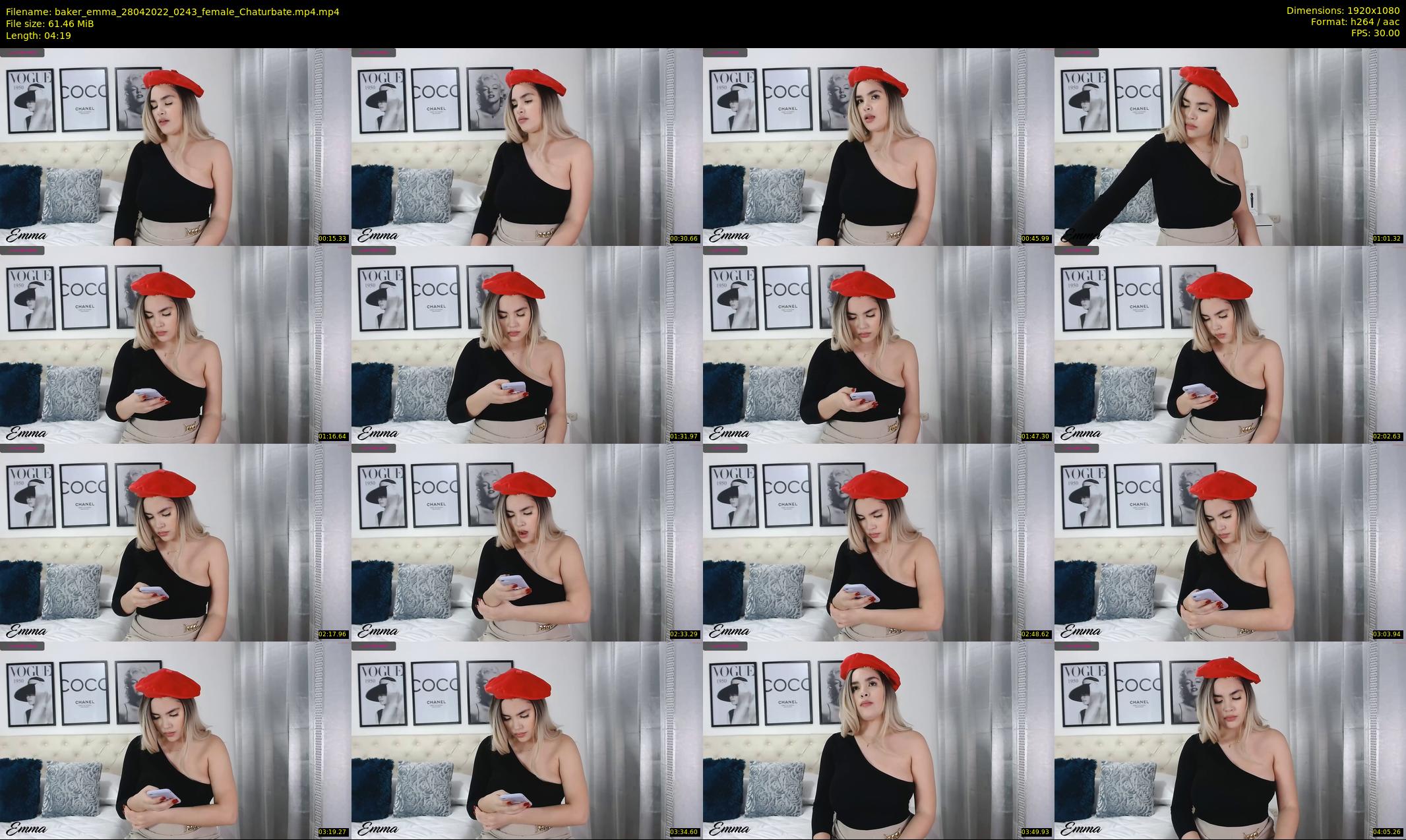 baker_emma — 5 minute Chaturbate female cam show recording, 1080p, Apr 28, 2022