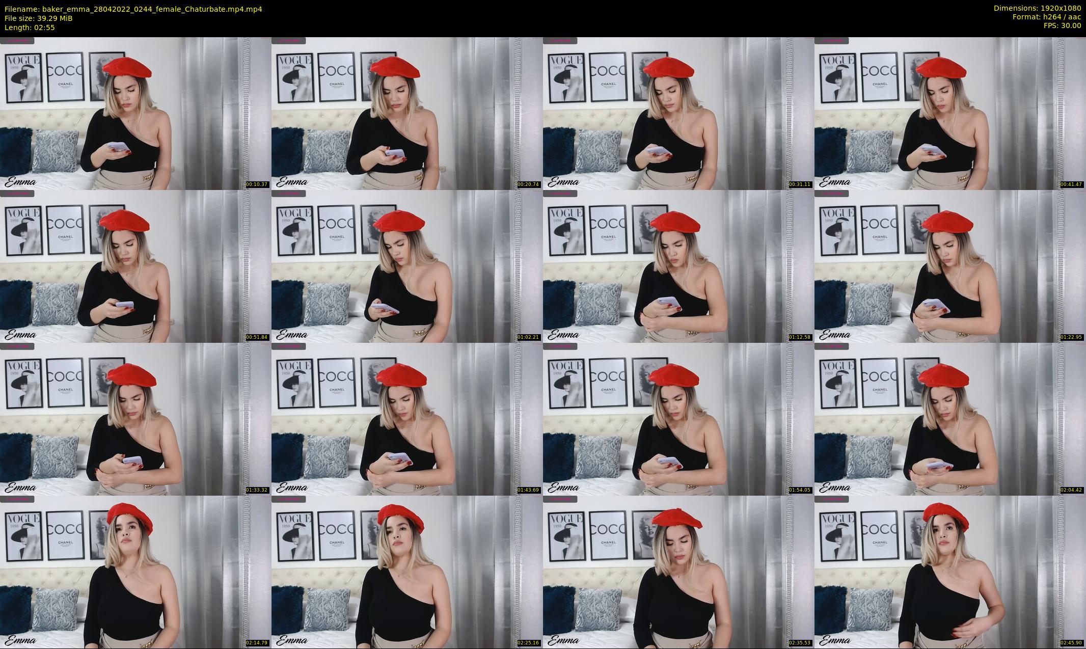 baker_emma — 3 minute Chaturbate female cam show recording, 1080p, Apr 28, 2022