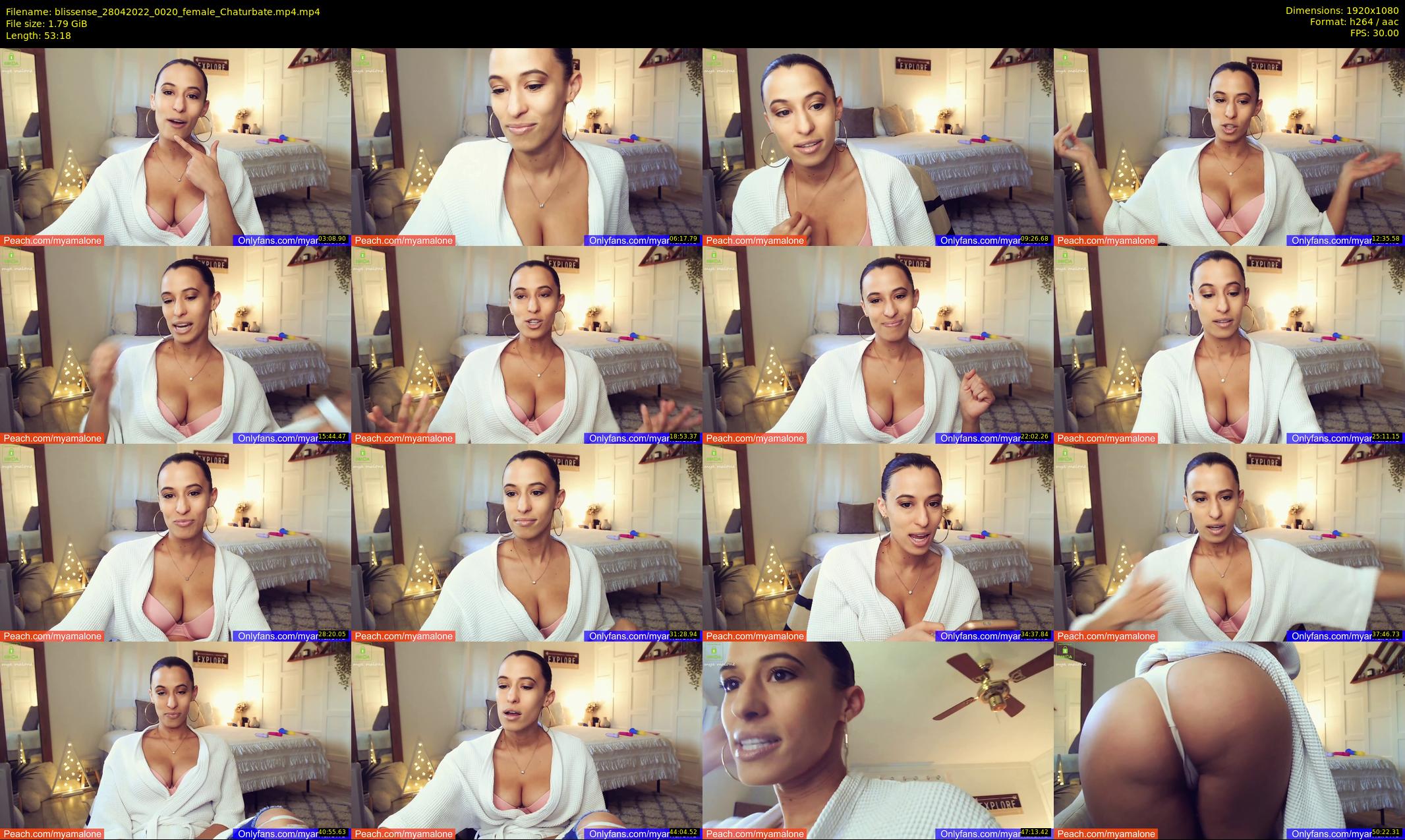 blissense — 54 minute Chaturbate female cam show recording, 1080p, Apr 28, 2022