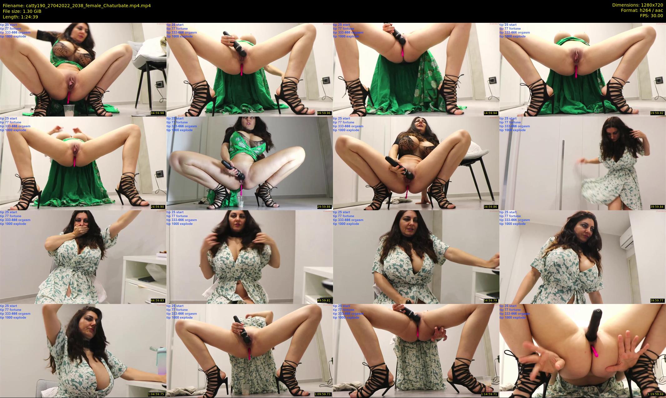catty190 — 85 minute Chaturbate female cam show recording, 720p, Apr 27, 2022