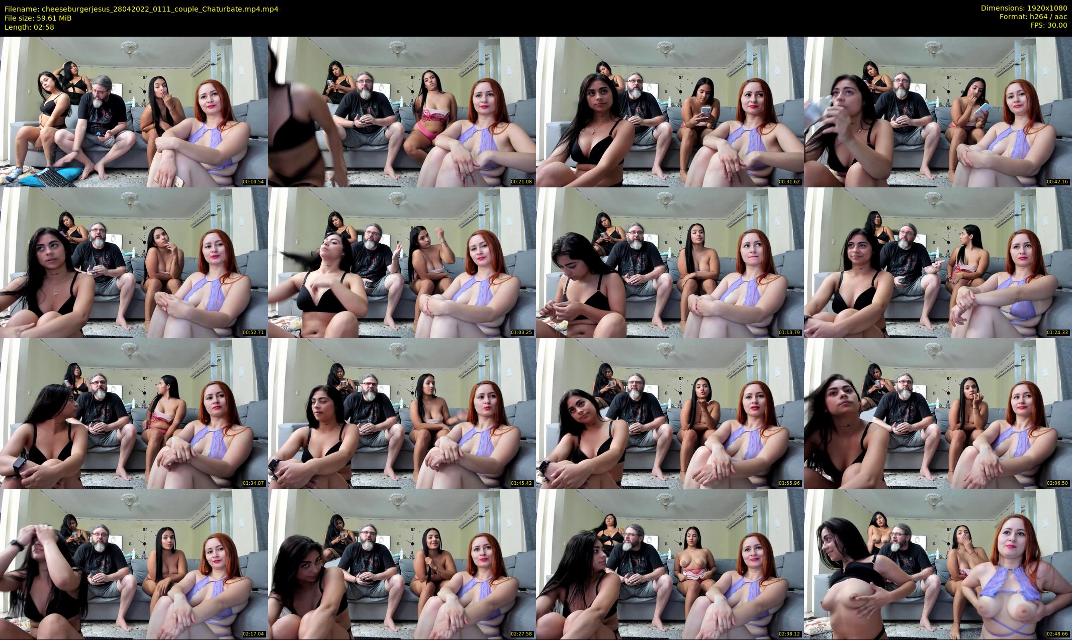 cheeseburgerjesus — 3 minute Chaturbate couple cam show recording, 1080p, Apr 28, 2022