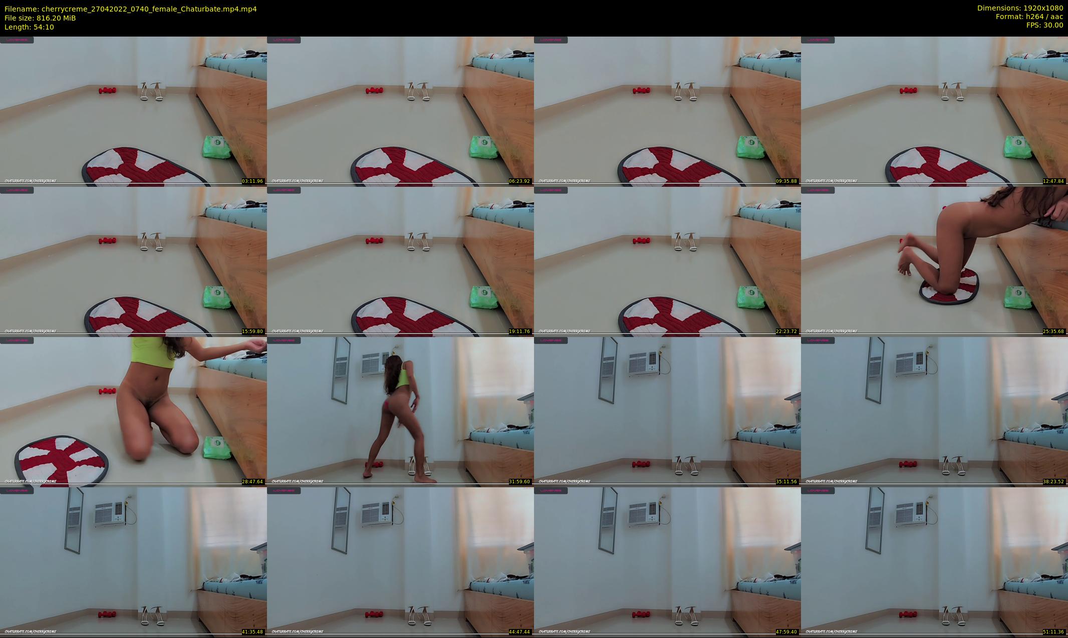 cherrycreme — 55 minute Chaturbate female cam show recording, 1080p, Apr 27, 2022