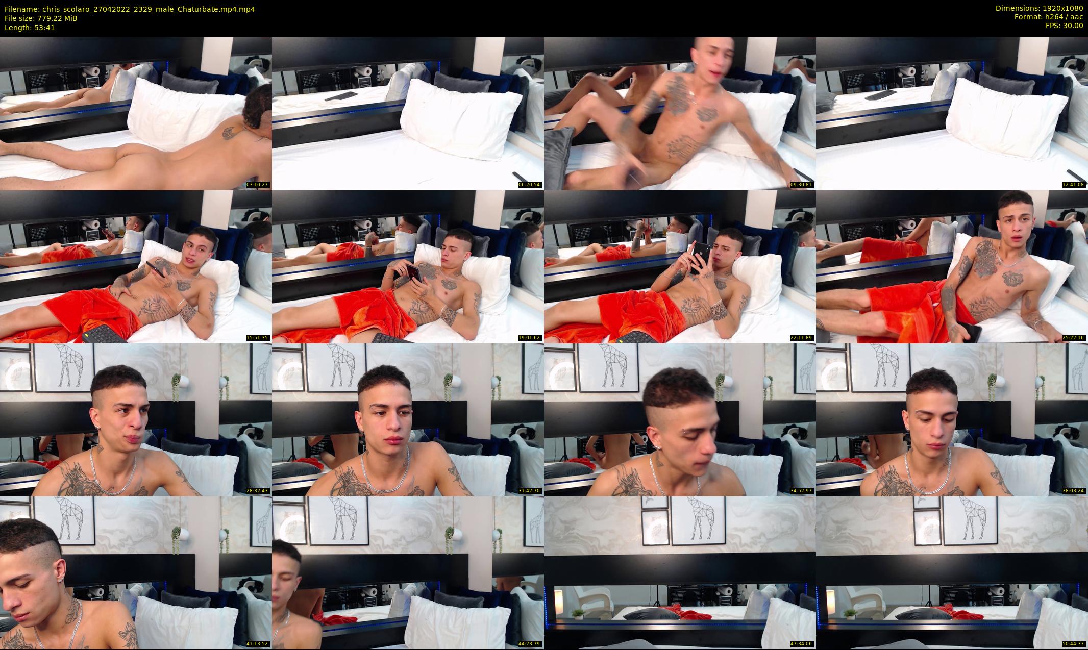 chris_scolaro — 54 minute Chaturbate male cam show recording, 1080p, Apr 27, 2022