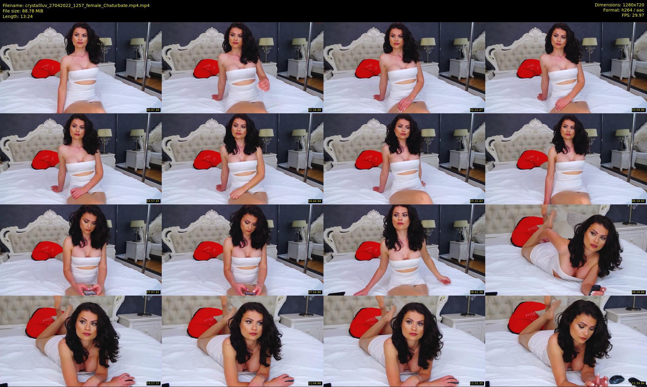 crystallluv — 14 minute Chaturbate female cam show recording, 720p, Apr 27, 2022