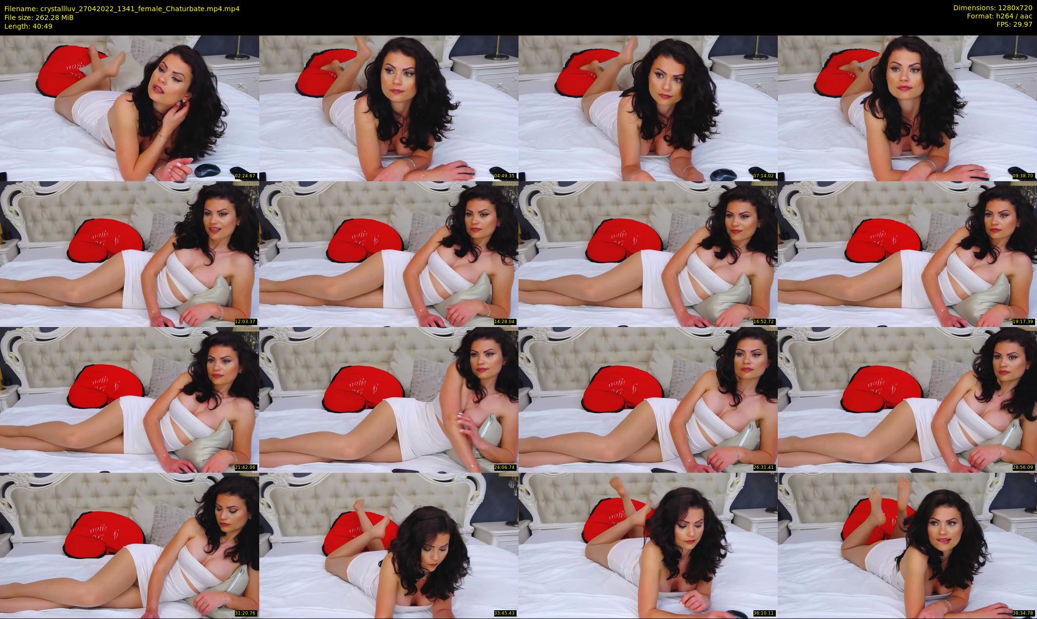 crystallluv — 41 minute Chaturbate female cam show recording, 720p, Apr 27, 2022