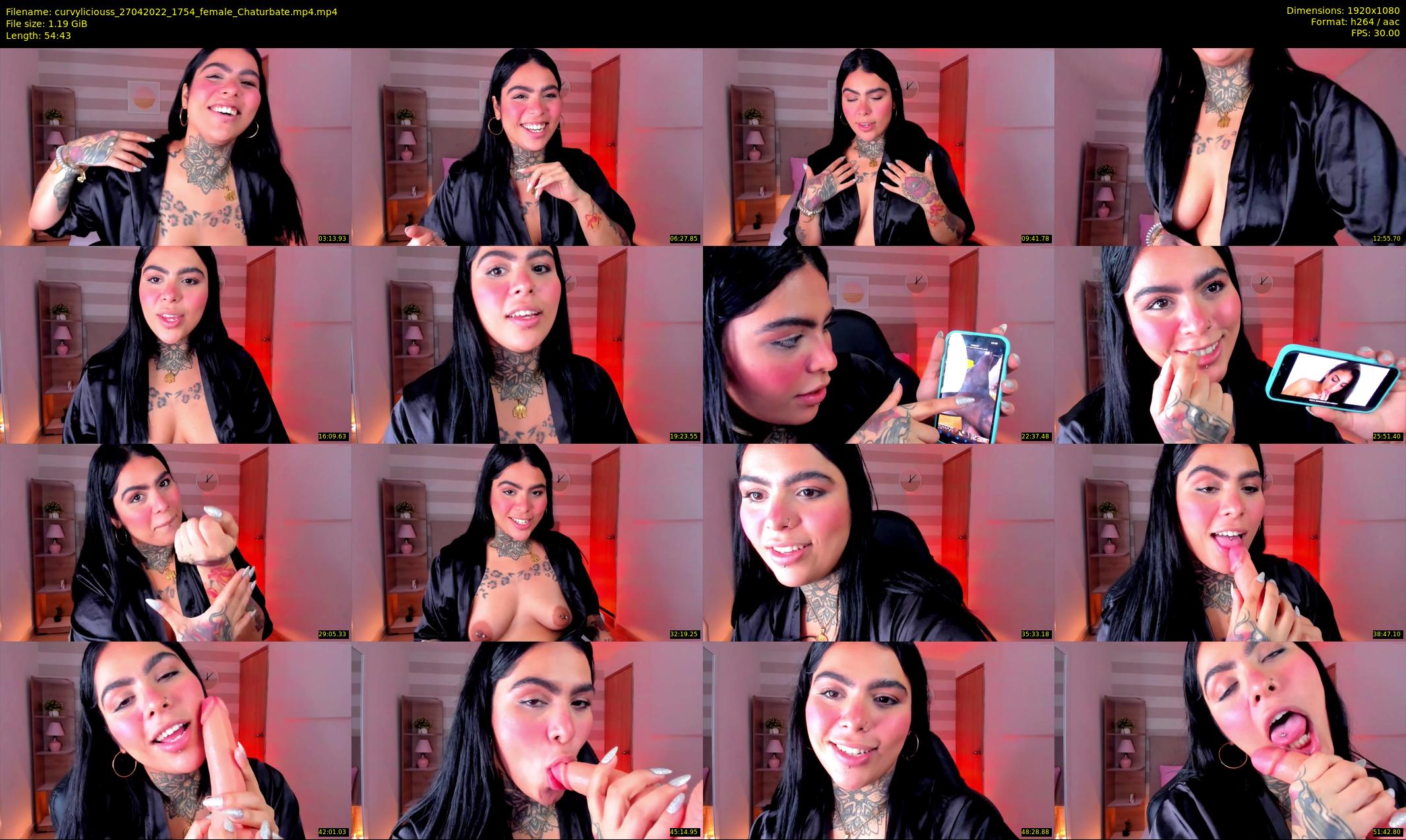 curvyliciouss — 55 minute Chaturbate female cam show recording, 1080p, Apr 27, 2022