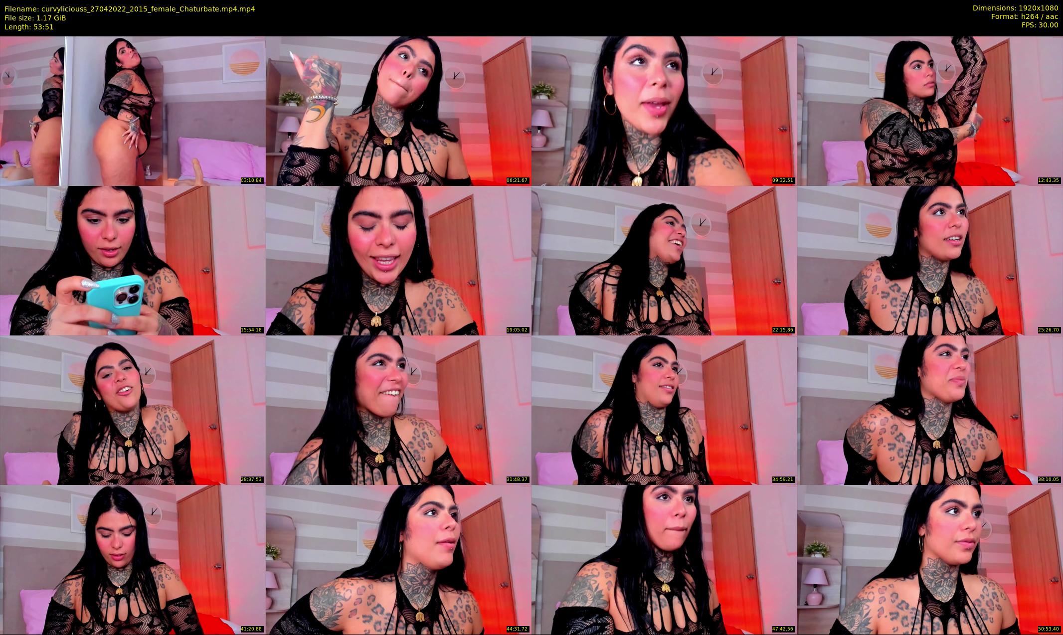 curvyliciouss — 54 minute Chaturbate female cam show recording, 1080p, Apr 27, 2022