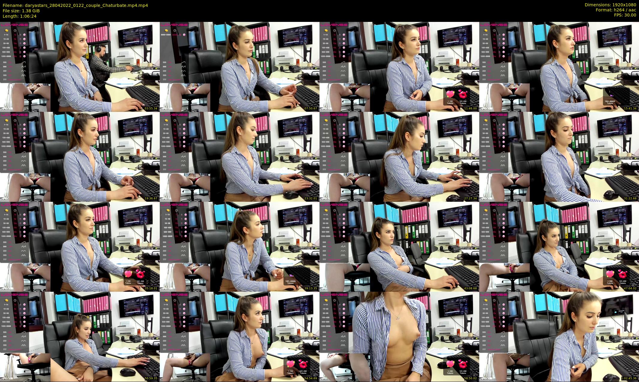 daryastars — 67 minute Chaturbate couple cam show recording, 1080p, Apr 28, 2022