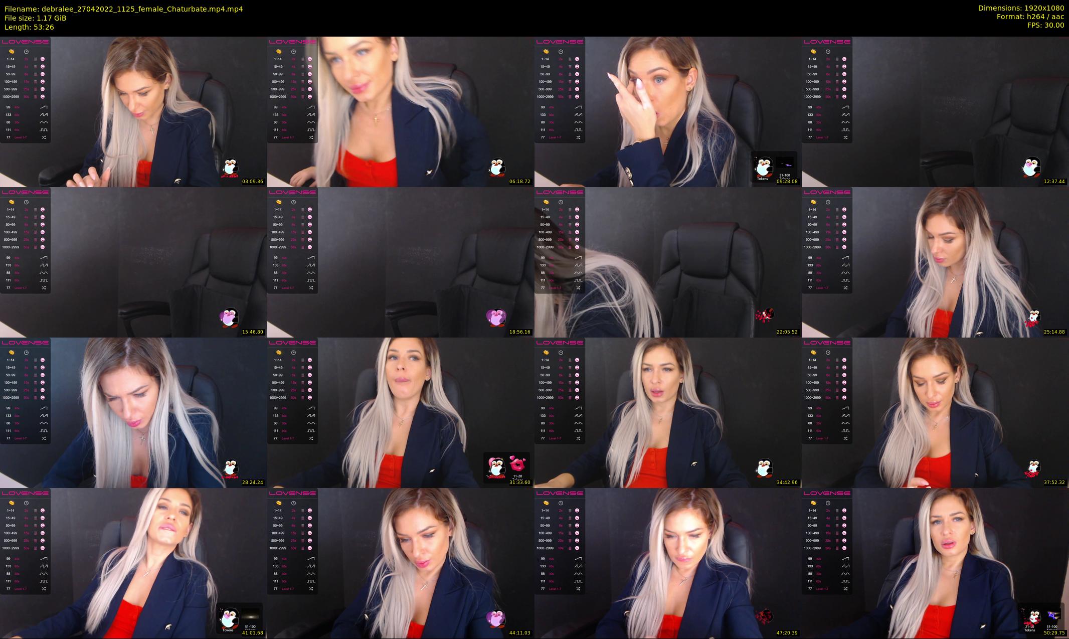 debralee — 54 minute Chaturbate female cam show recording, 1080p, Apr 27, 2022