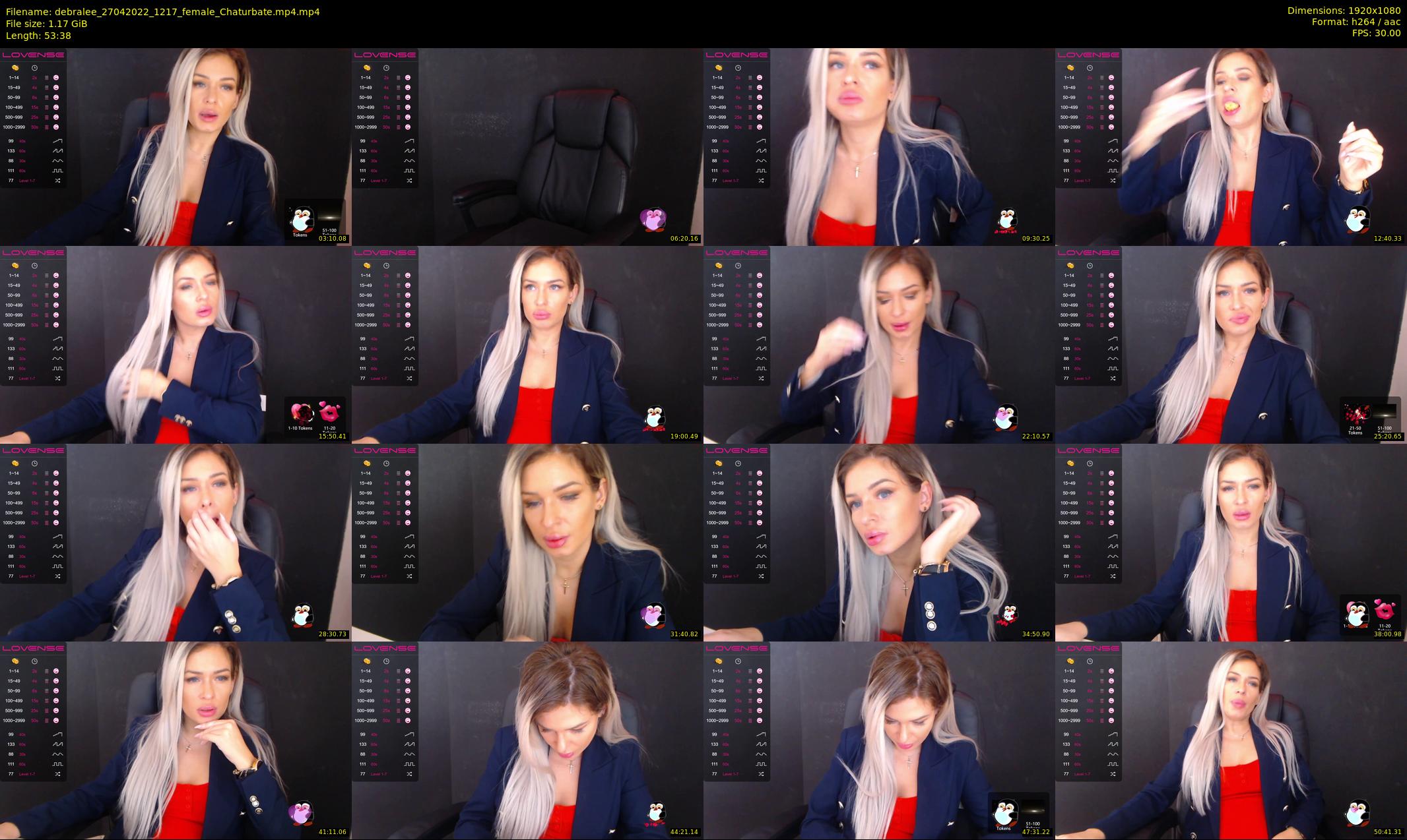 debralee — 54 minute Chaturbate female cam show recording, 1080p, Apr 27, 2022