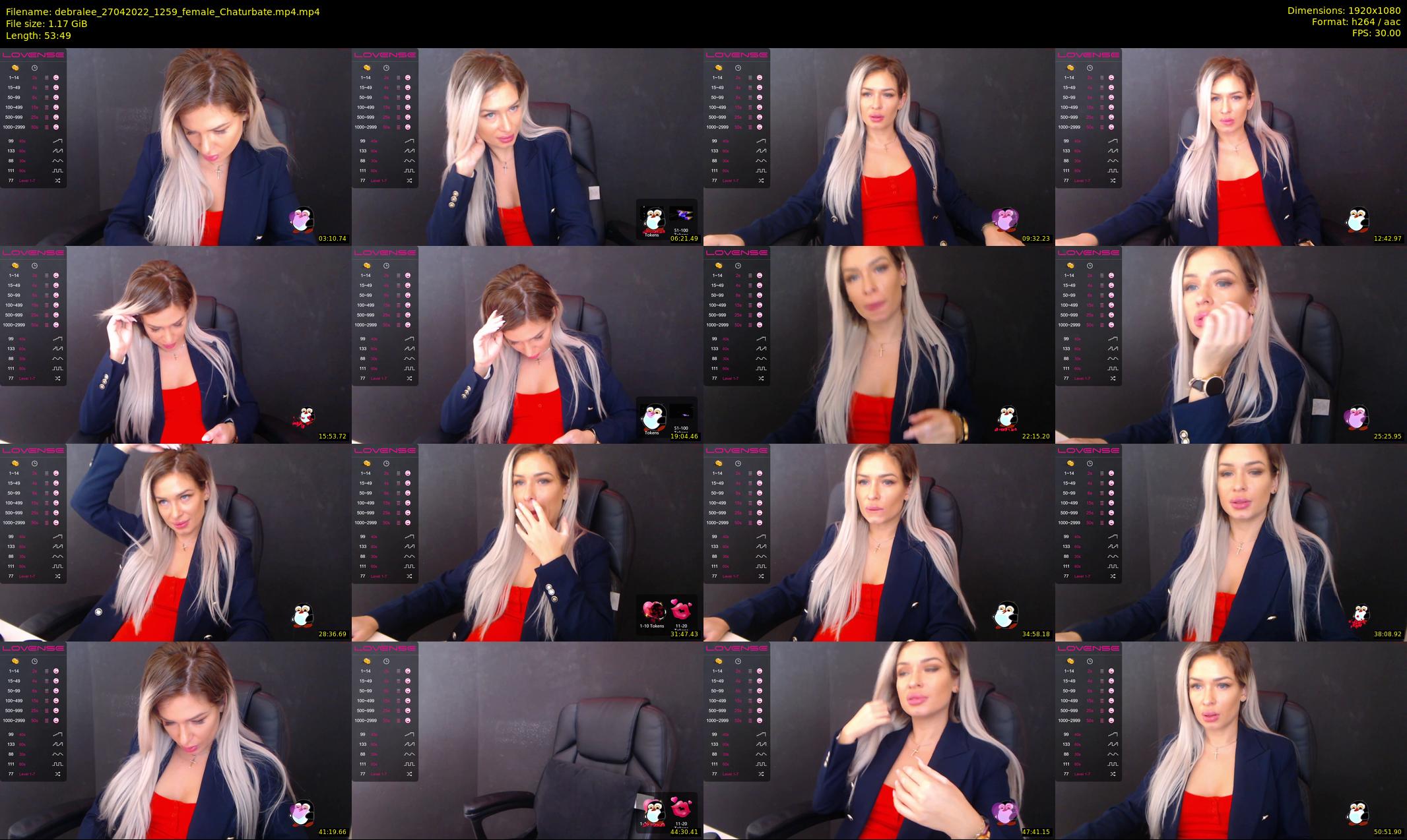 debralee — 54 minute Chaturbate female cam show recording, 1080p, Apr 27, 2022