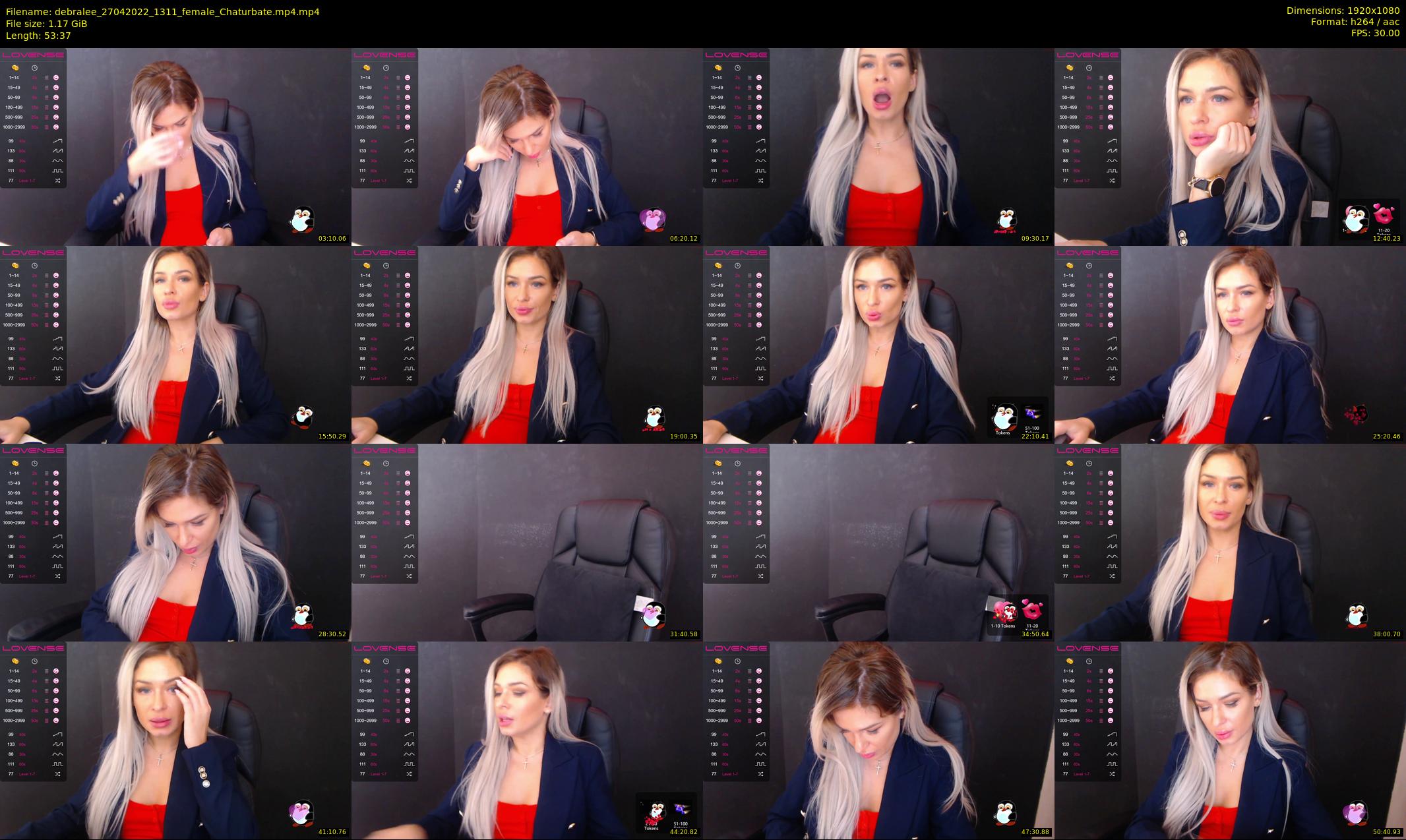 debralee — 54 minute Chaturbate female cam show recording, 1080p, Apr 27, 2022
