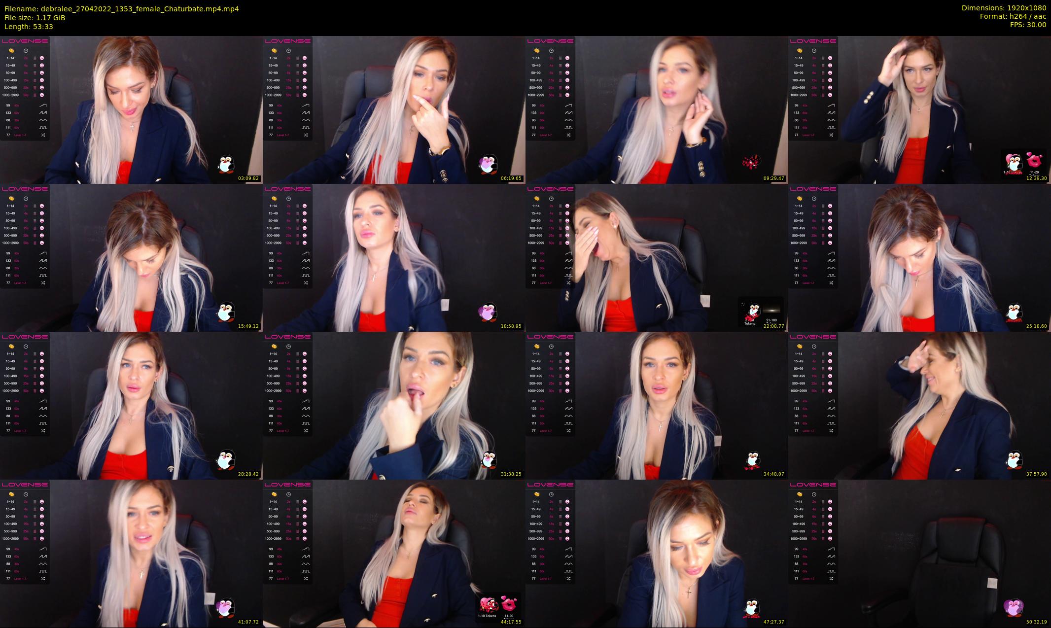 debralee — 54 minute Chaturbate female cam show recording, 1080p, Apr 27, 2022