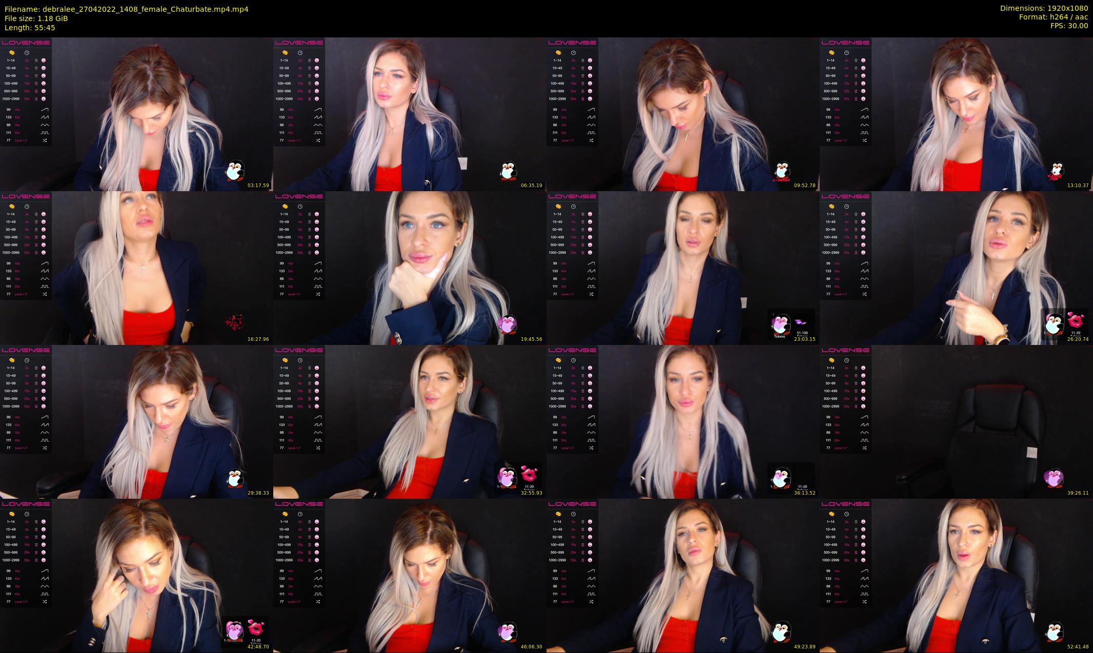 debralee — 56 minute Chaturbate female cam show recording, 1080p, Apr 27, 2022
