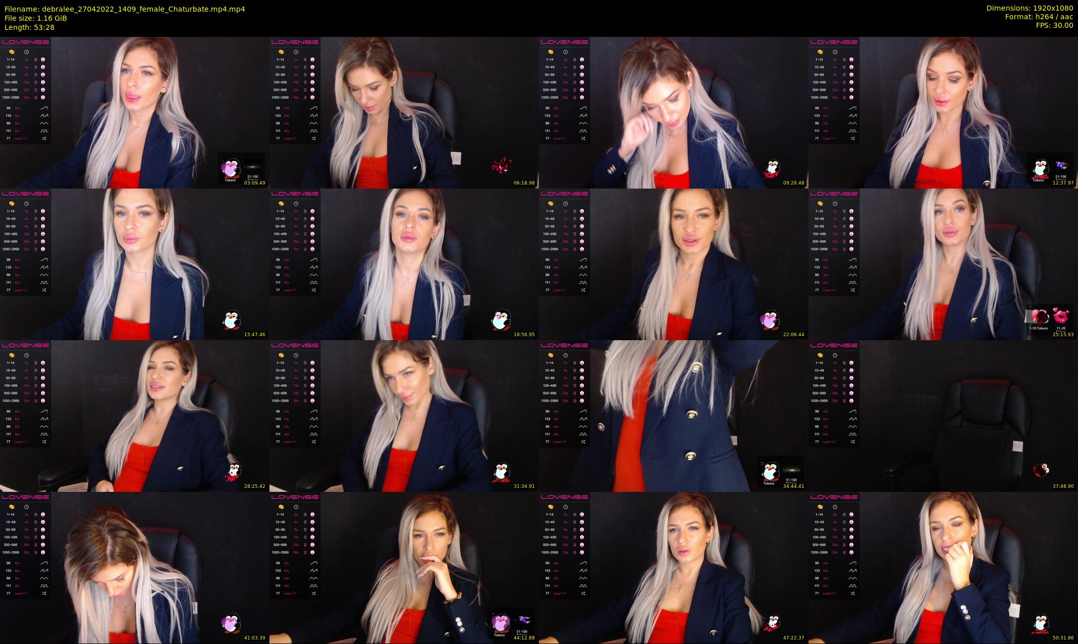 debralee — 54 minute Chaturbate female cam show recording, 1080p, Apr 27, 2022