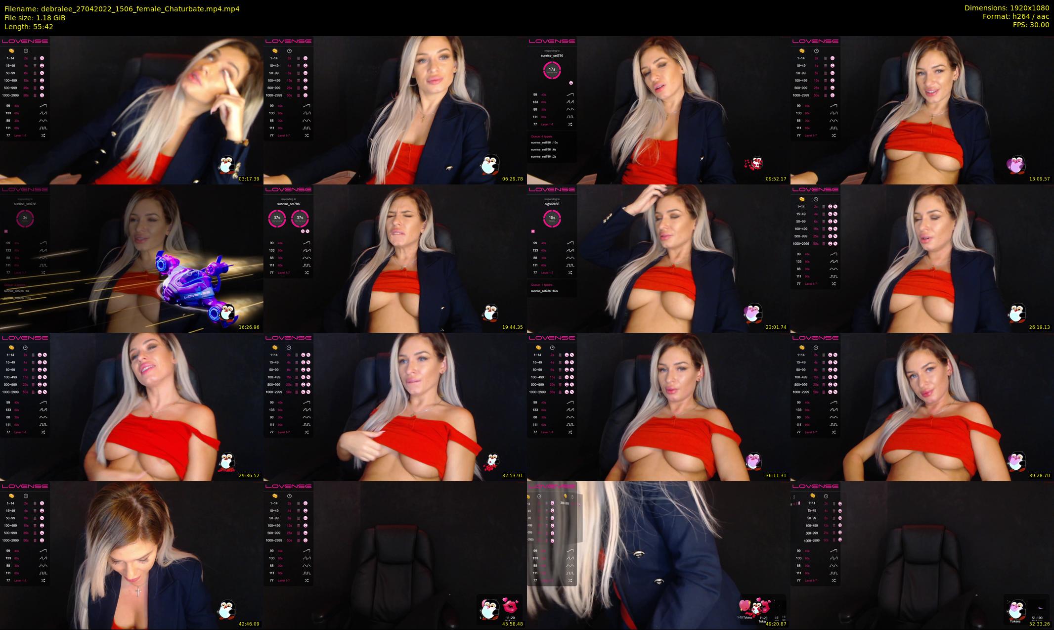 debralee — 56 minute Chaturbate female cam show recording, 1080p, Apr 27, 2022