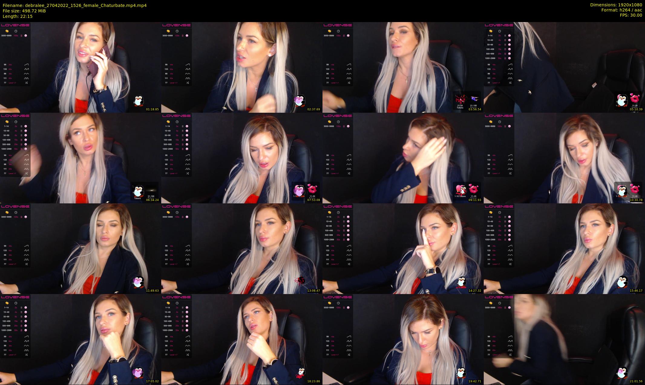 debralee — 23 minute Chaturbate female cam show recording, 1080p, Apr 27, 2022