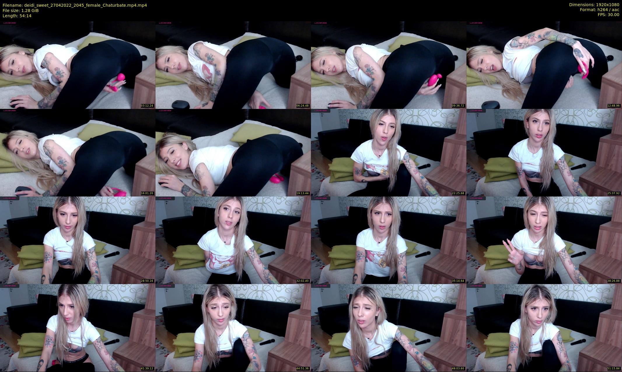 deidi_sweet — 55 minute Chaturbate female cam show recording, 1080p, Apr 27, 2022
