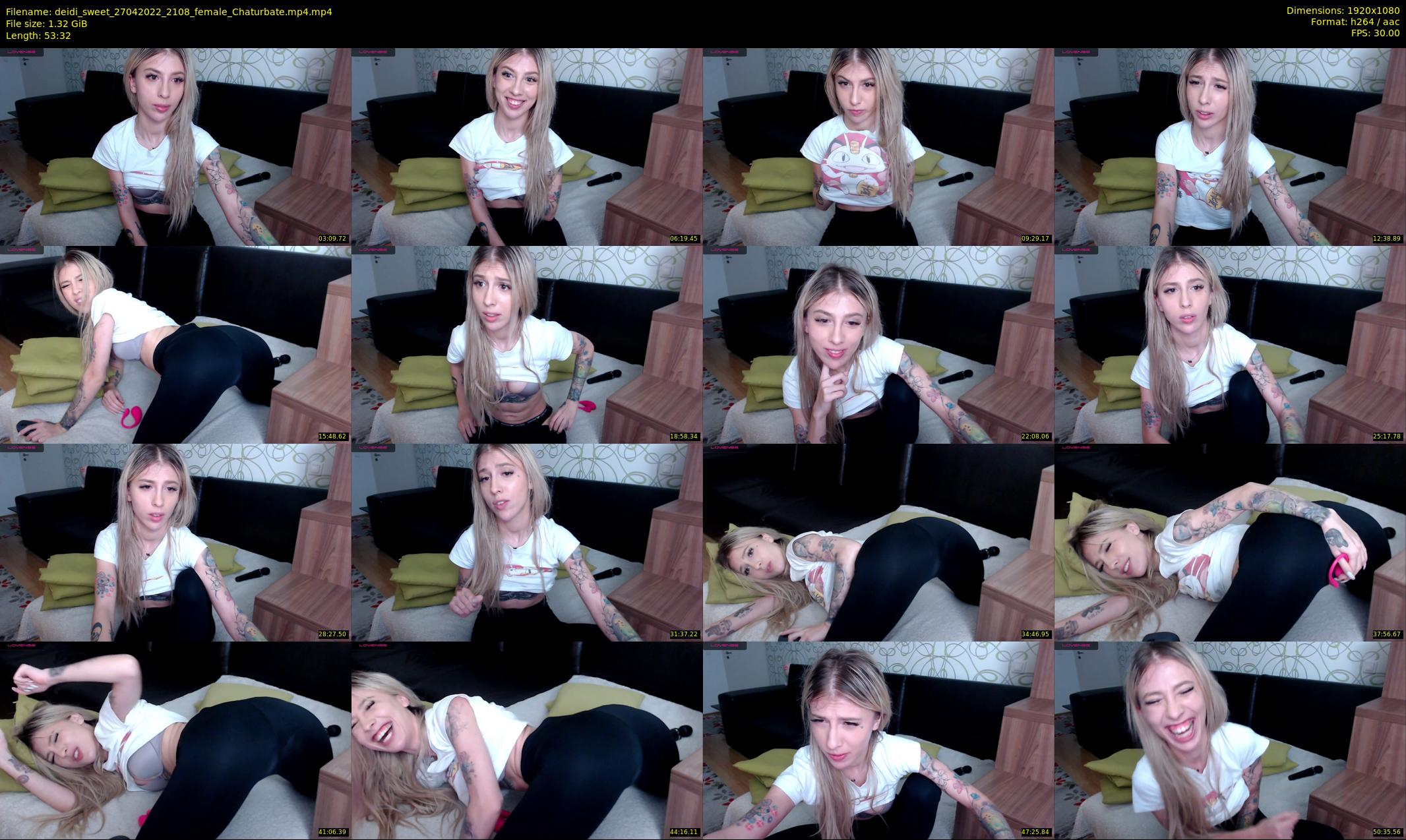 deidi_sweet — 54 minute Chaturbate female cam show recording, 1080p, Apr 27, 2022