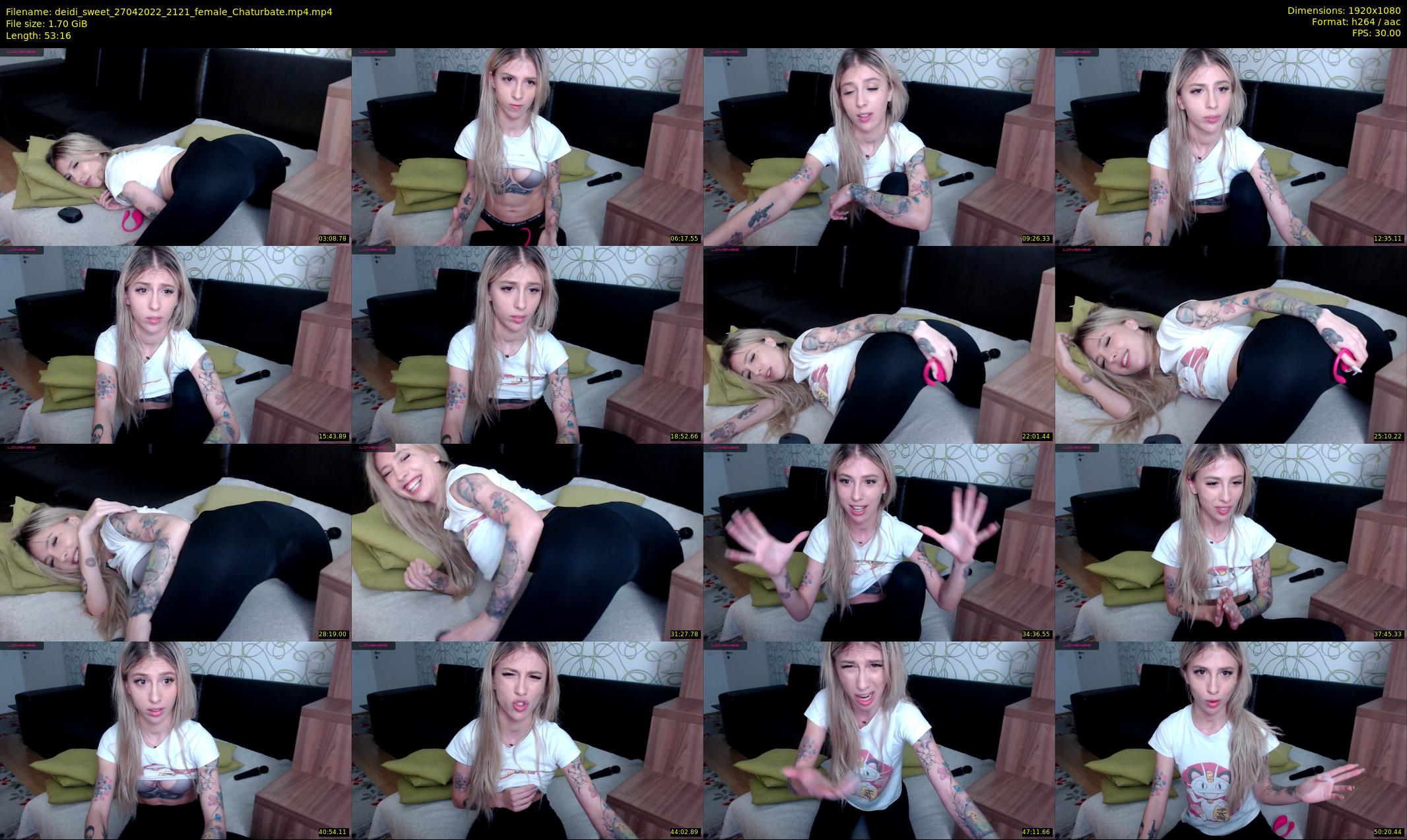 deidi_sweet — 54 minute Chaturbate female cam show recording, 1080p, Apr 27, 2022