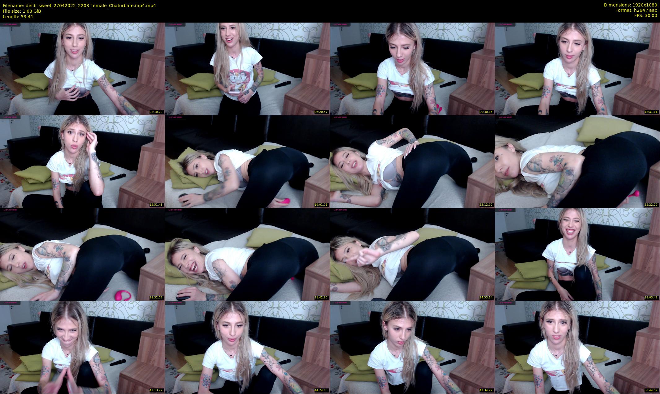 deidi_sweet — 54 minute Chaturbate female cam show recording, 1080p, Apr 27, 2022