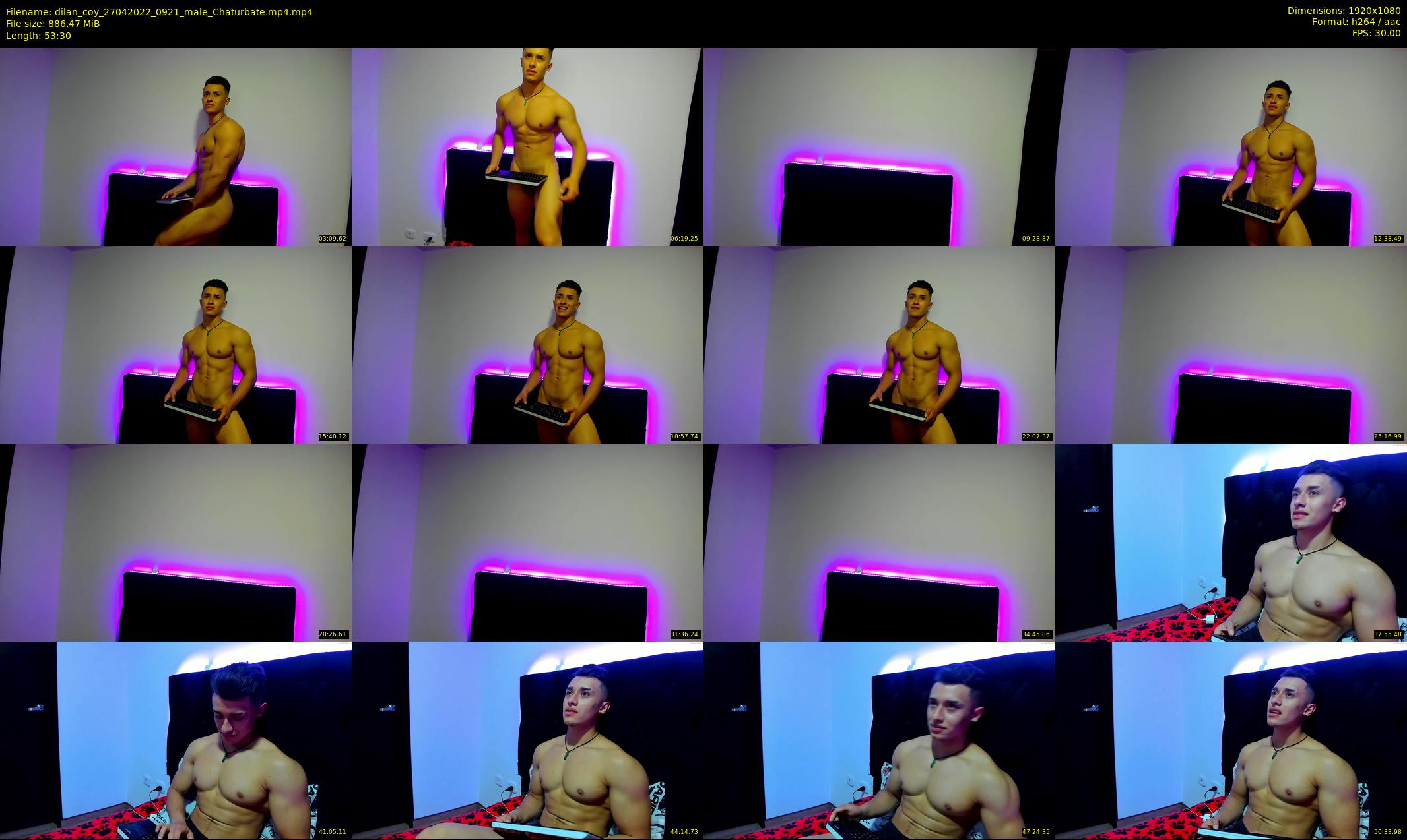 dilan_coy — 54 minute Chaturbate male cam show recording, 1080p, Apr 27, 2022