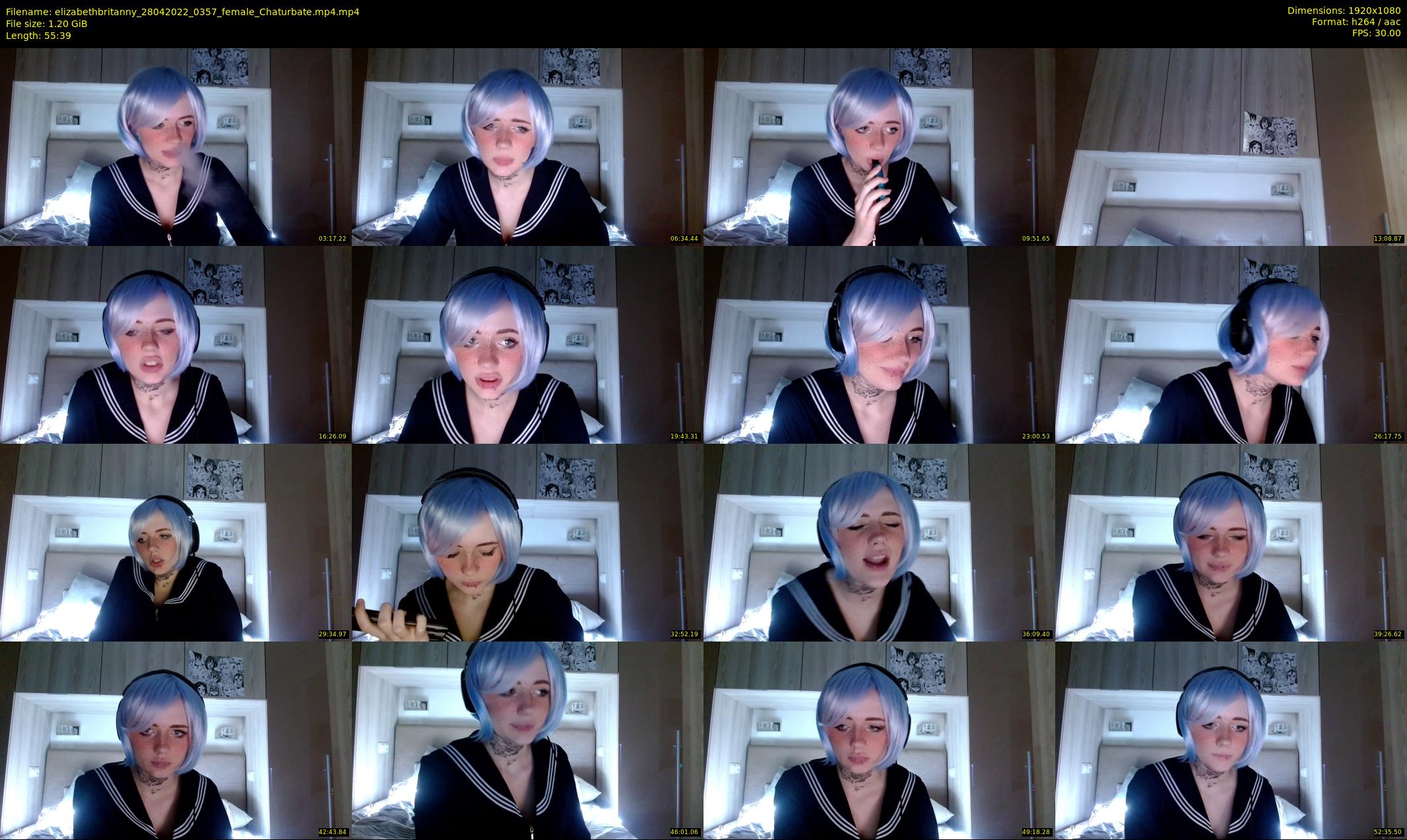 elizabethbritanny — 56 minute Chaturbate female cam show recording, 1080p, Apr 28, 2022