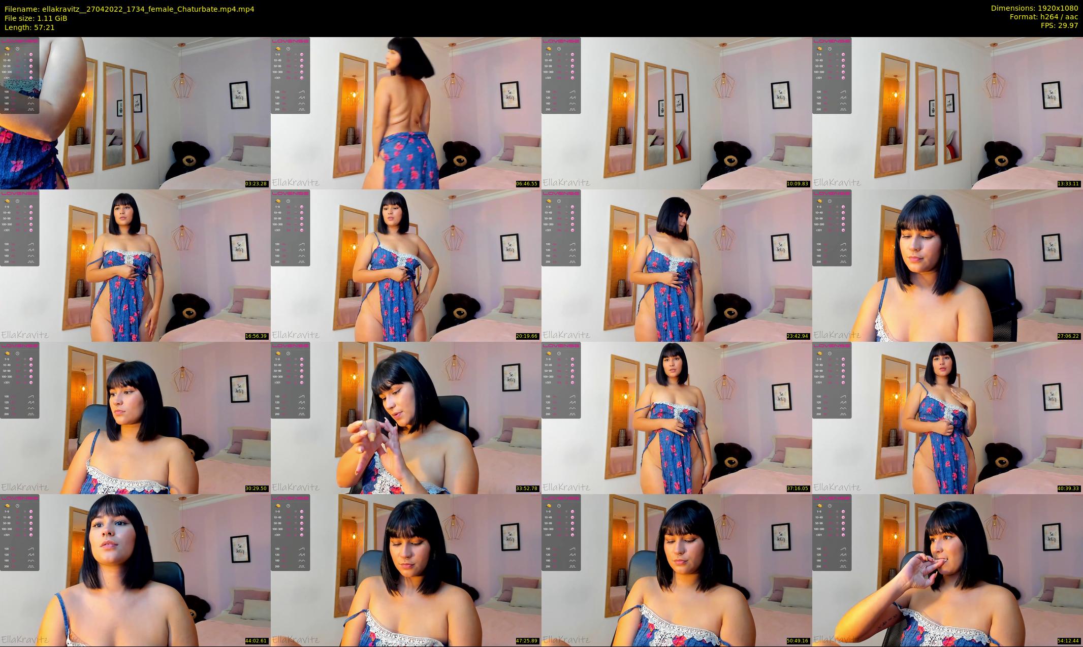 ellakravitz_ — 58 minute Chaturbate female cam show recording, 1080p, Apr 27, 2022