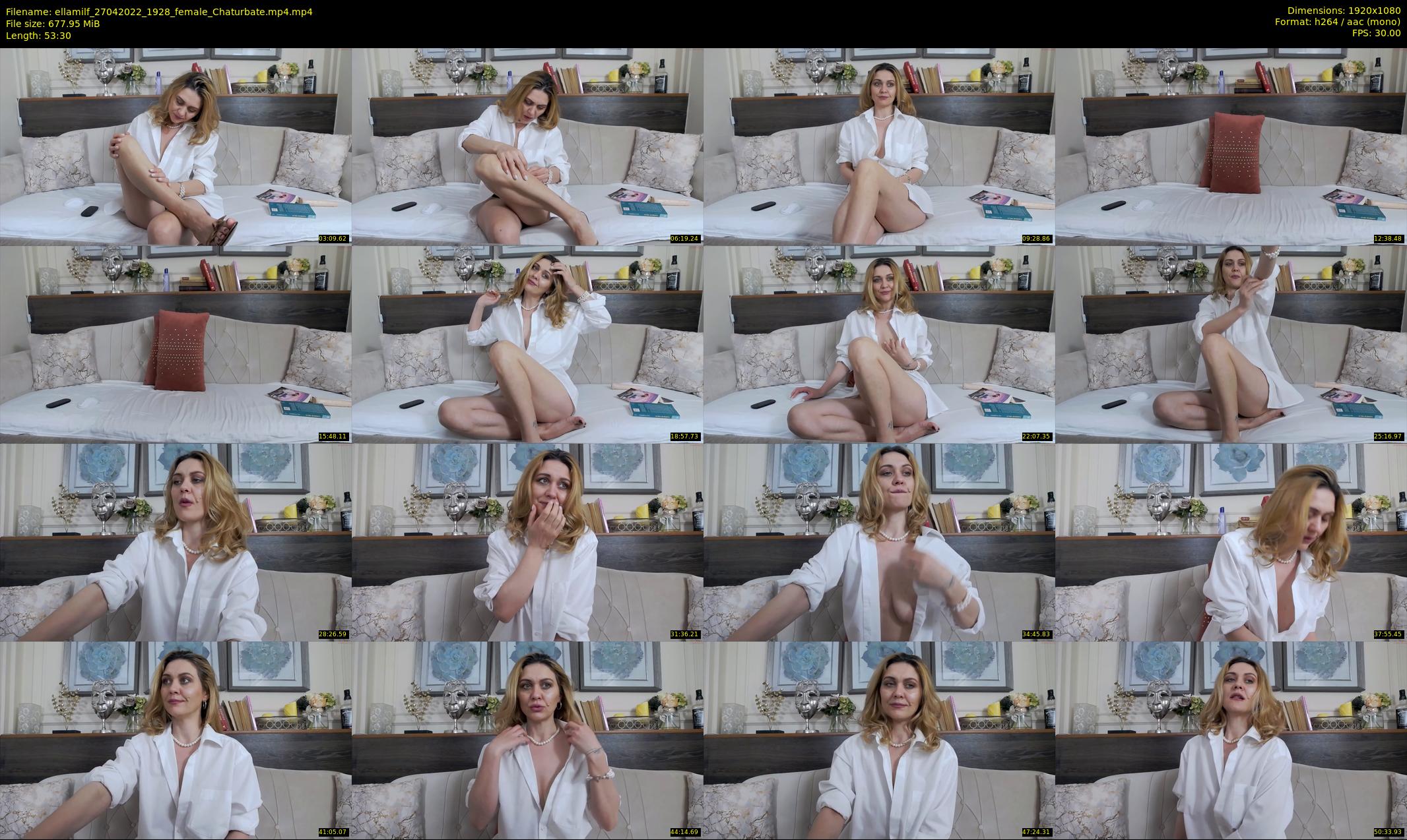 ellamilf — 54 minute Chaturbate female cam show recording, 1080p, Apr 27, 2022