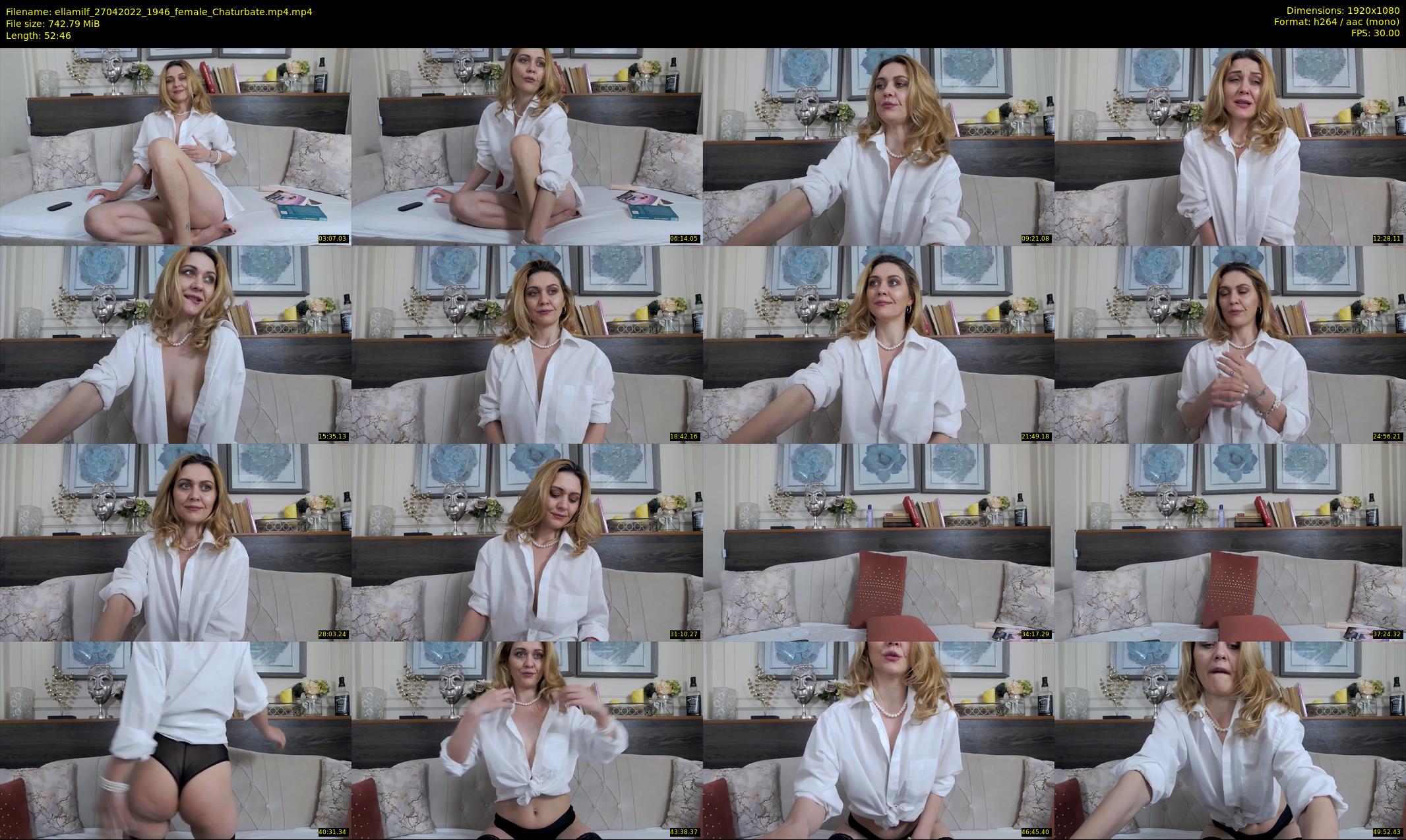 ellamilf — 53 minute Chaturbate female cam show recording, 1080p, Apr 27, 2022