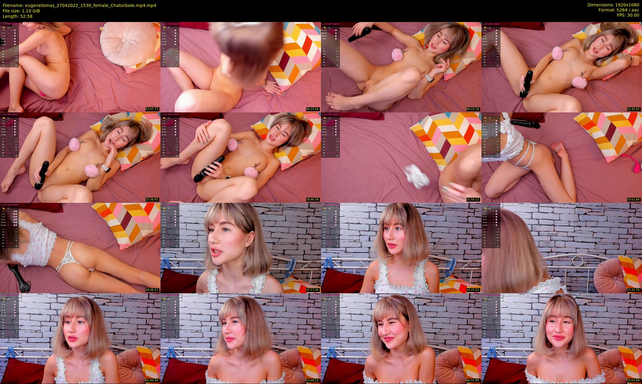 eugenetomas — 53 minute Chaturbate couple cam show recording, 1080p, Apr 27, 2022