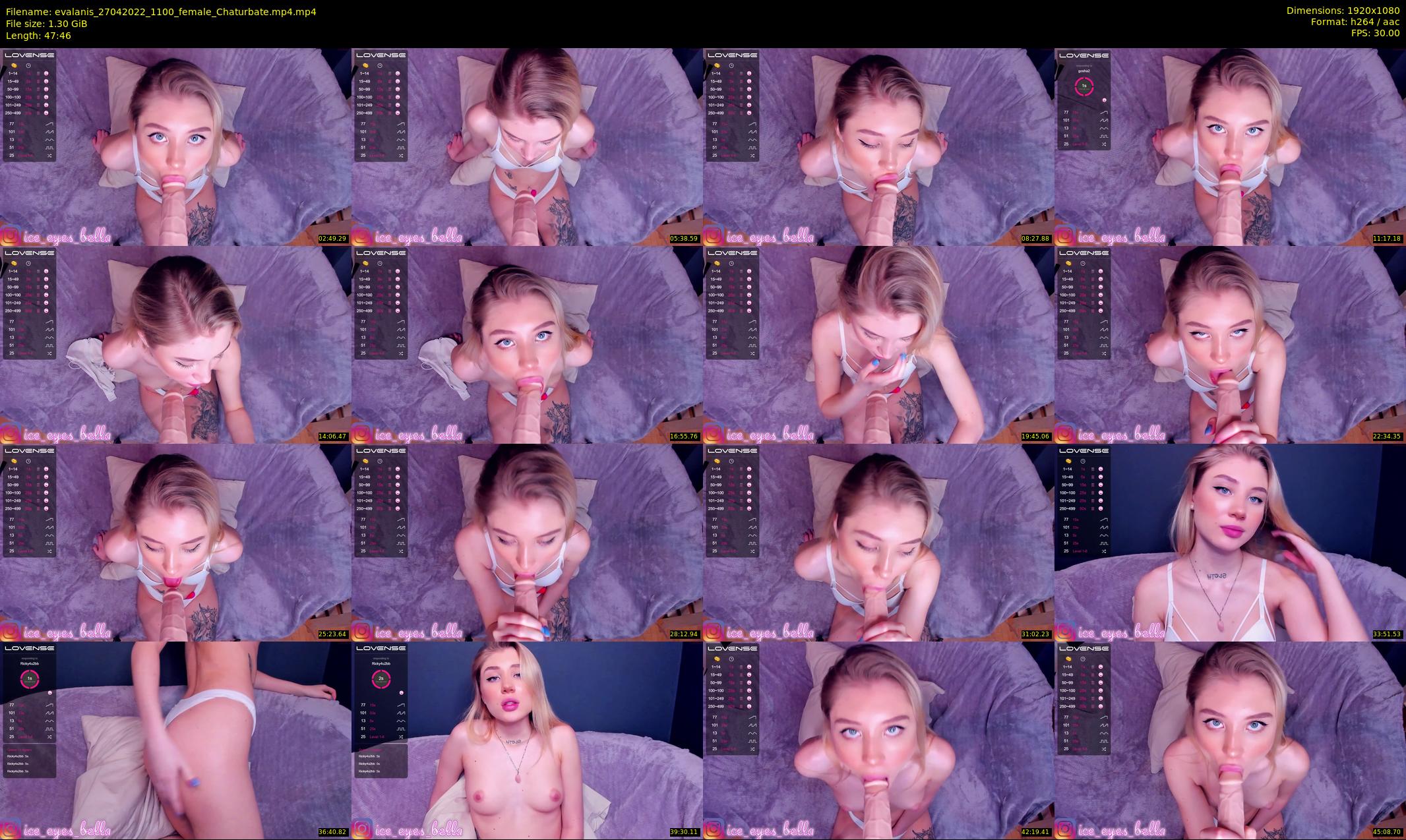 evalanis — 48 minute Chaturbate couple cam show recording, 1080p, Apr 27, 2022