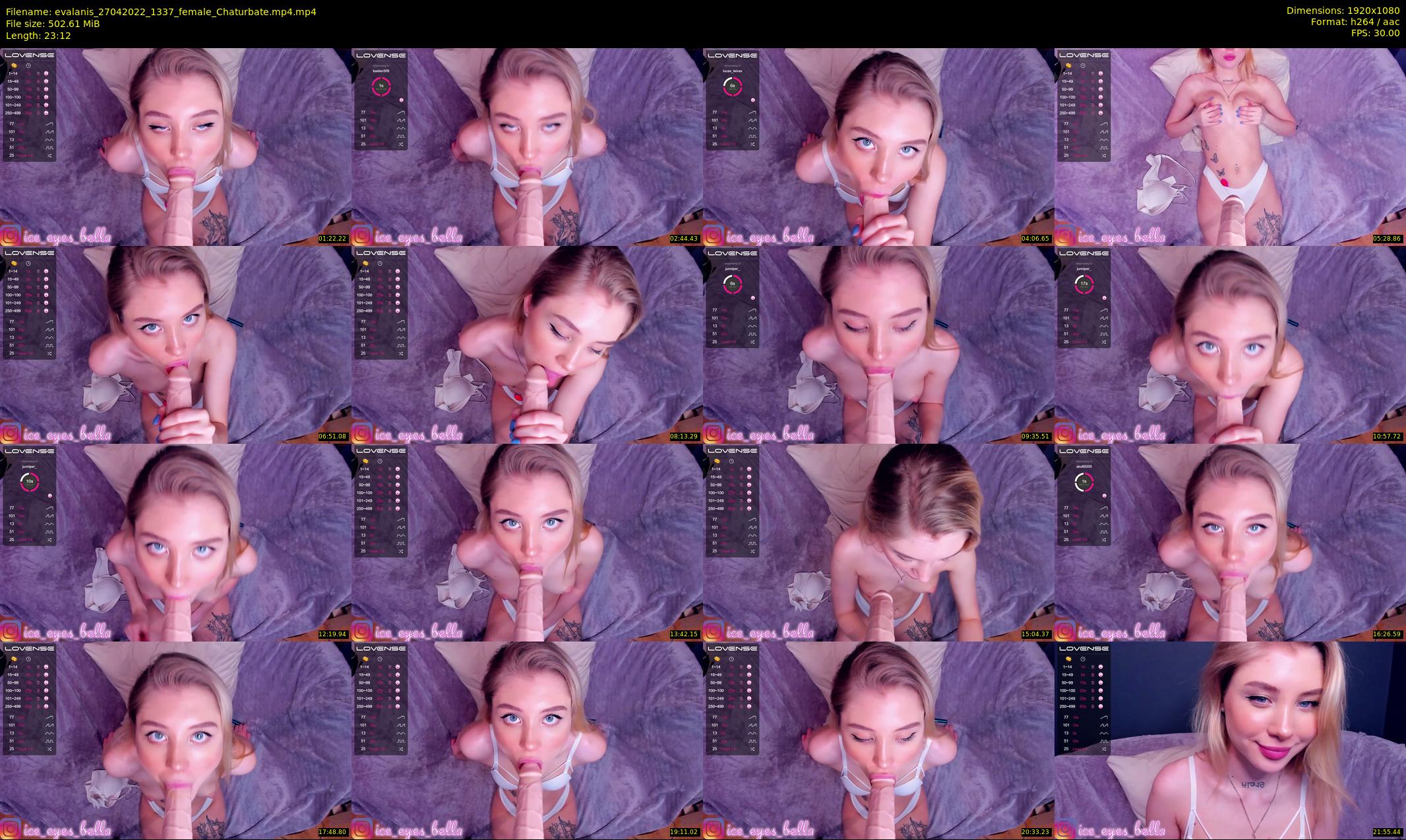 evalanis — 24 minute Chaturbate couple cam show recording, 1080p, Apr 27, 2022