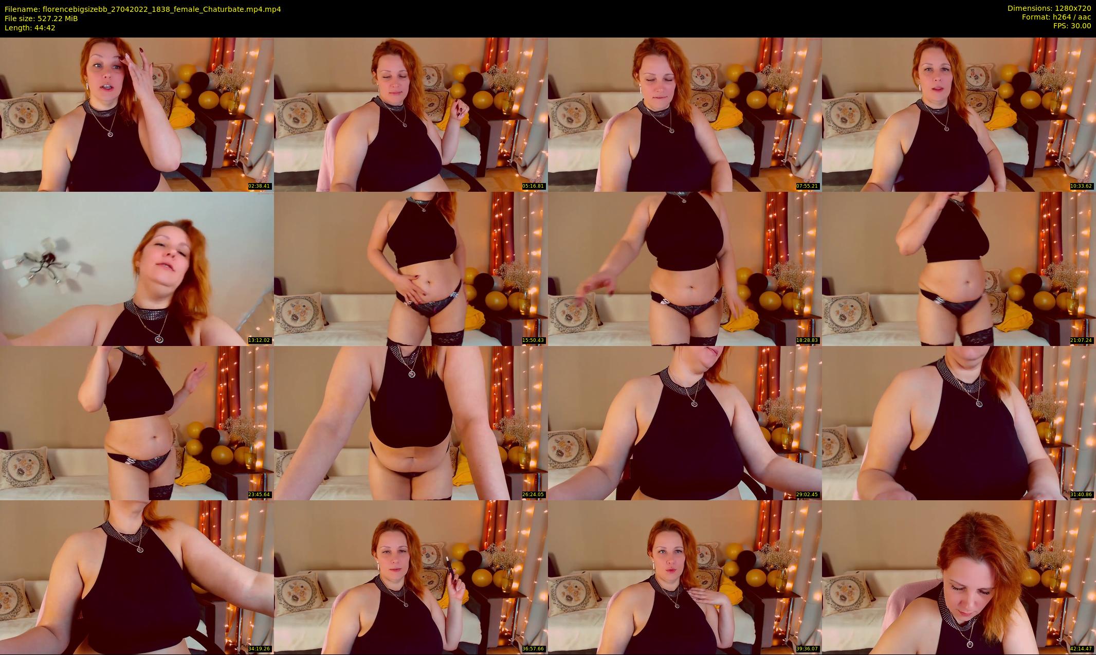 florencebigsizebb — 45 minute Chaturbate female cam show recording, 720p, Apr 27, 2022