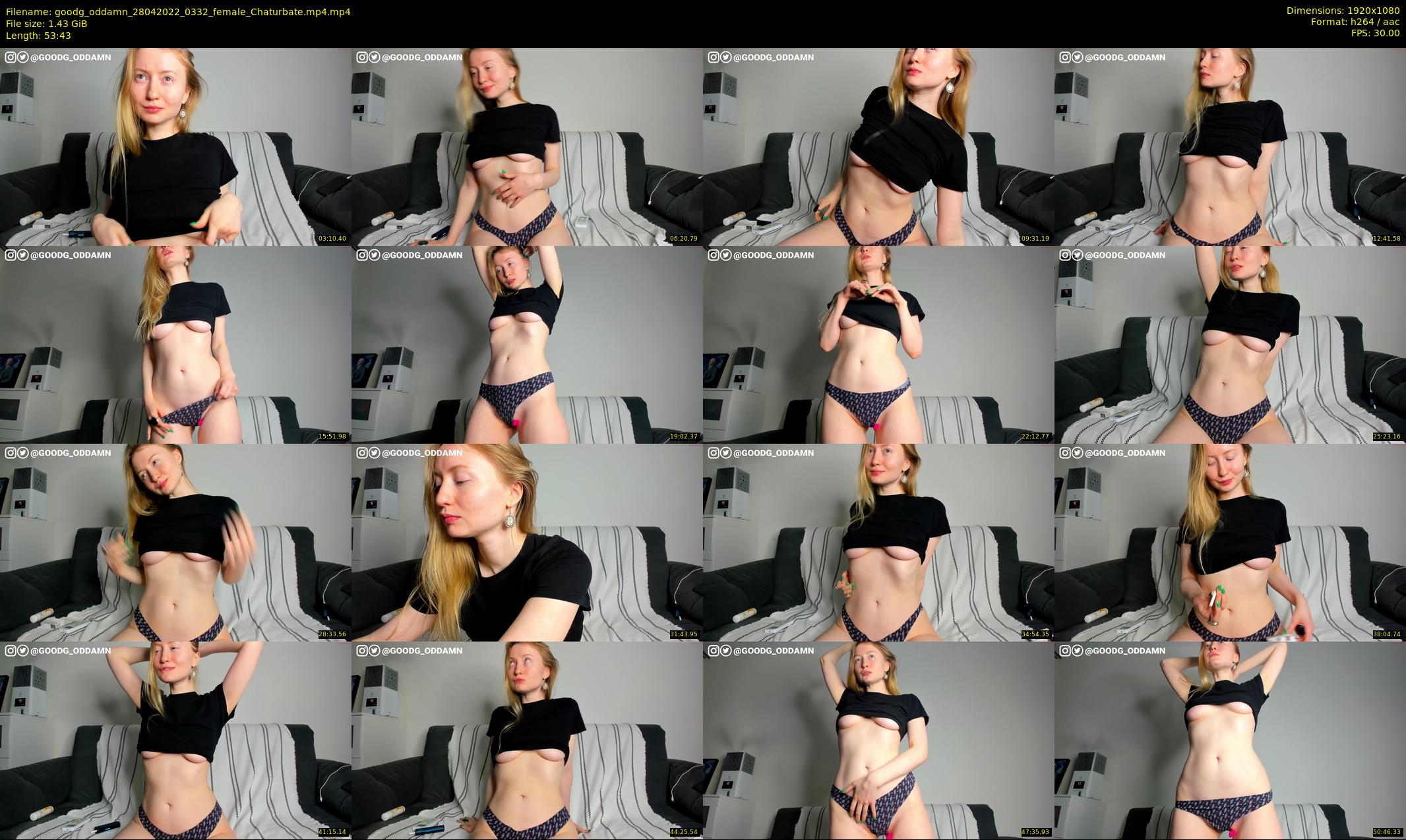 goodg_oddamn — 54 minute Chaturbate female cam show recording, 1080p, Apr 28, 2022