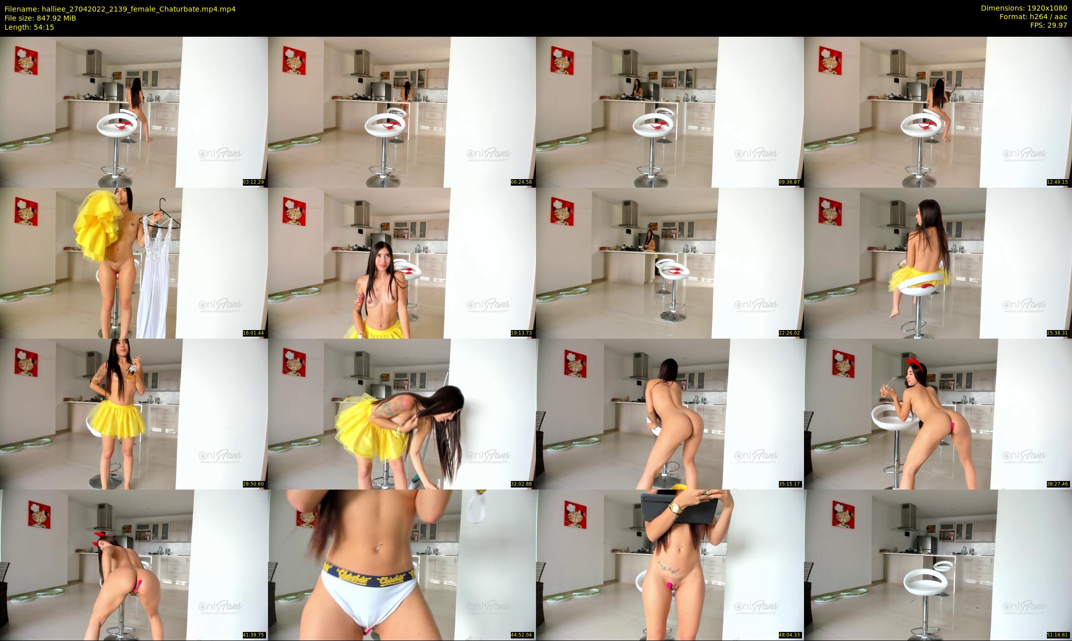 halliee — 55 minute Chaturbate couple cam show recording, 1080p, Apr 27, 2022