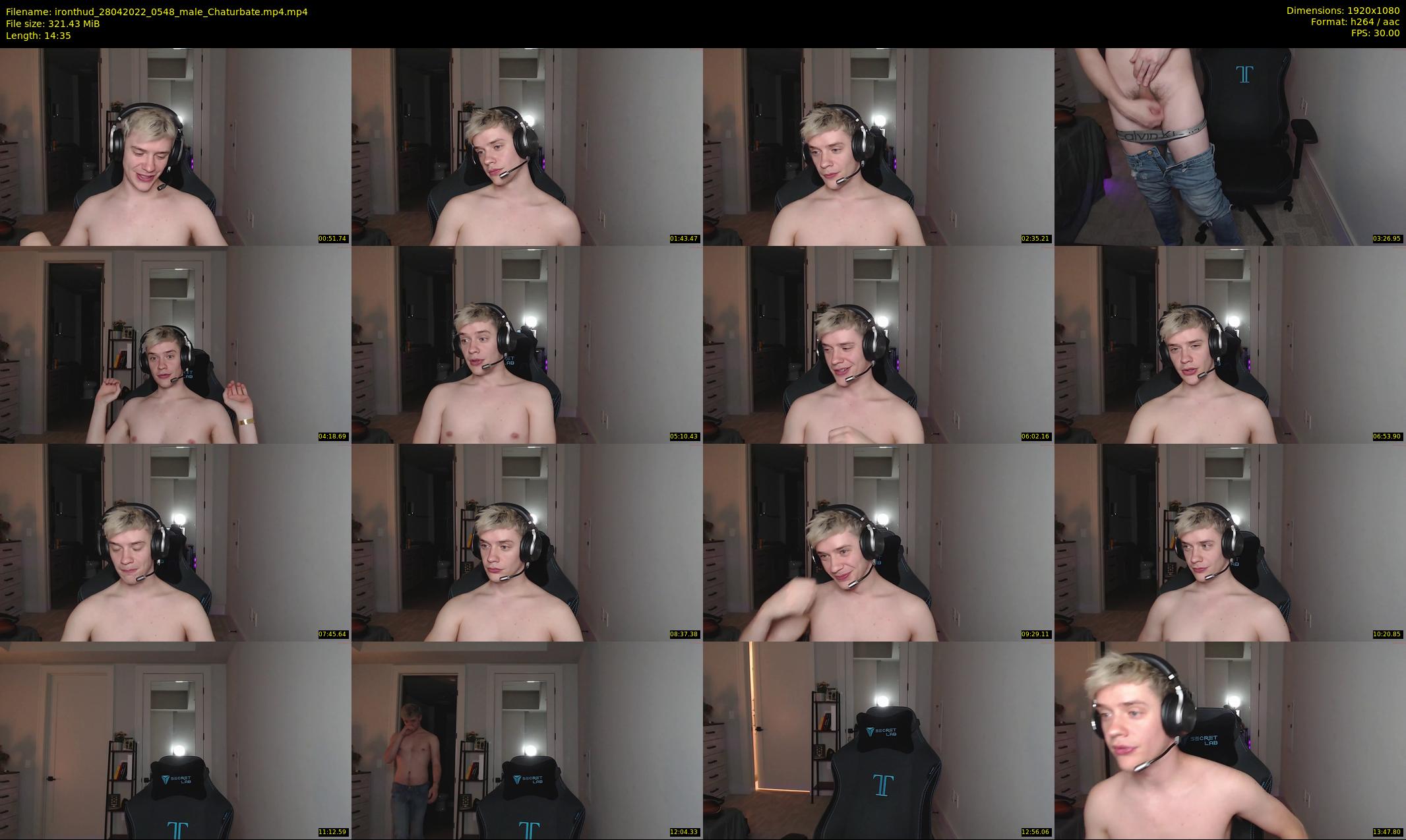 ironthud — 15 minute Chaturbate male cam show recording, 1080p, Apr 28, 2022