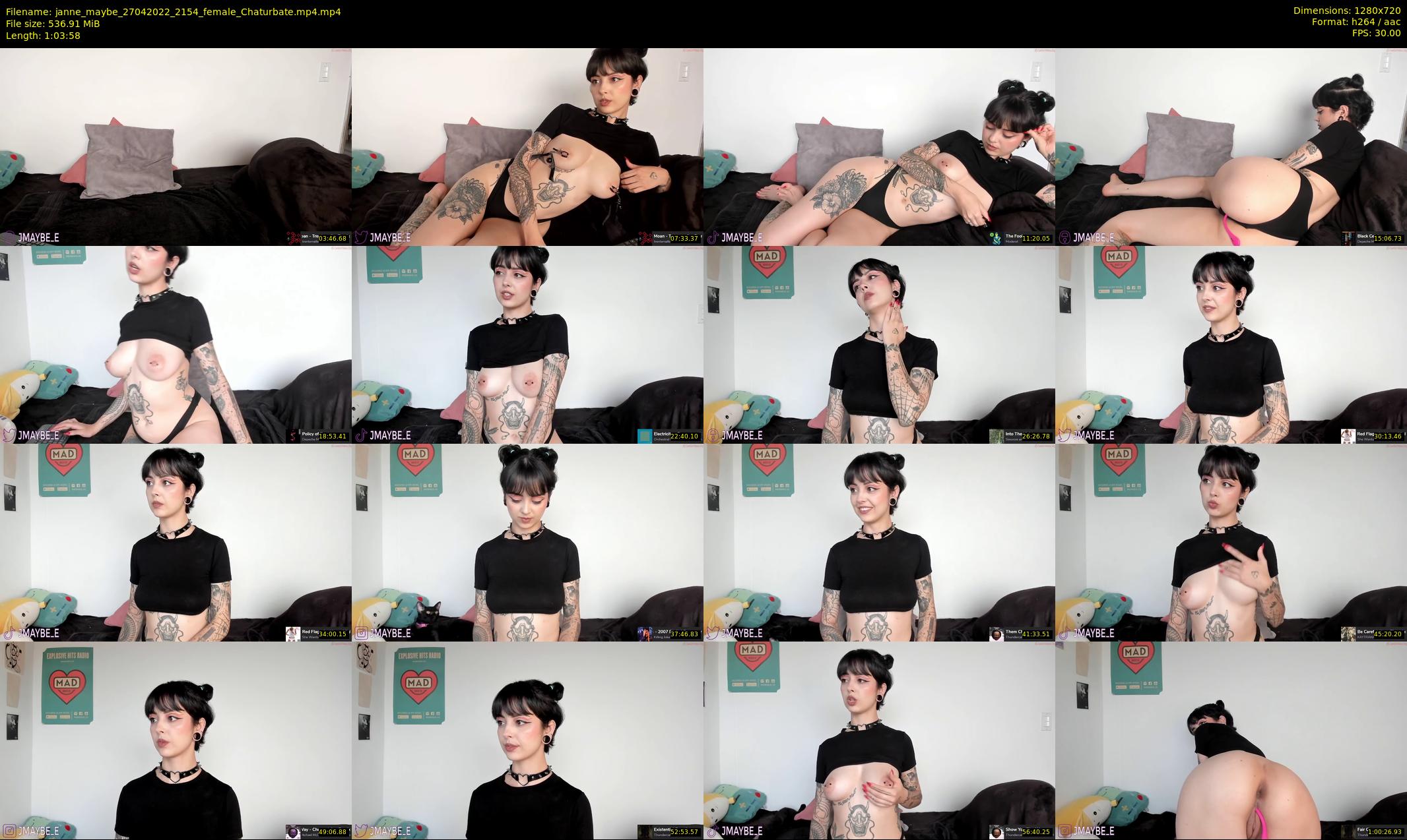 janne_maybe — 64 minute Chaturbate female cam show recording, 720p, Apr 27, 2022