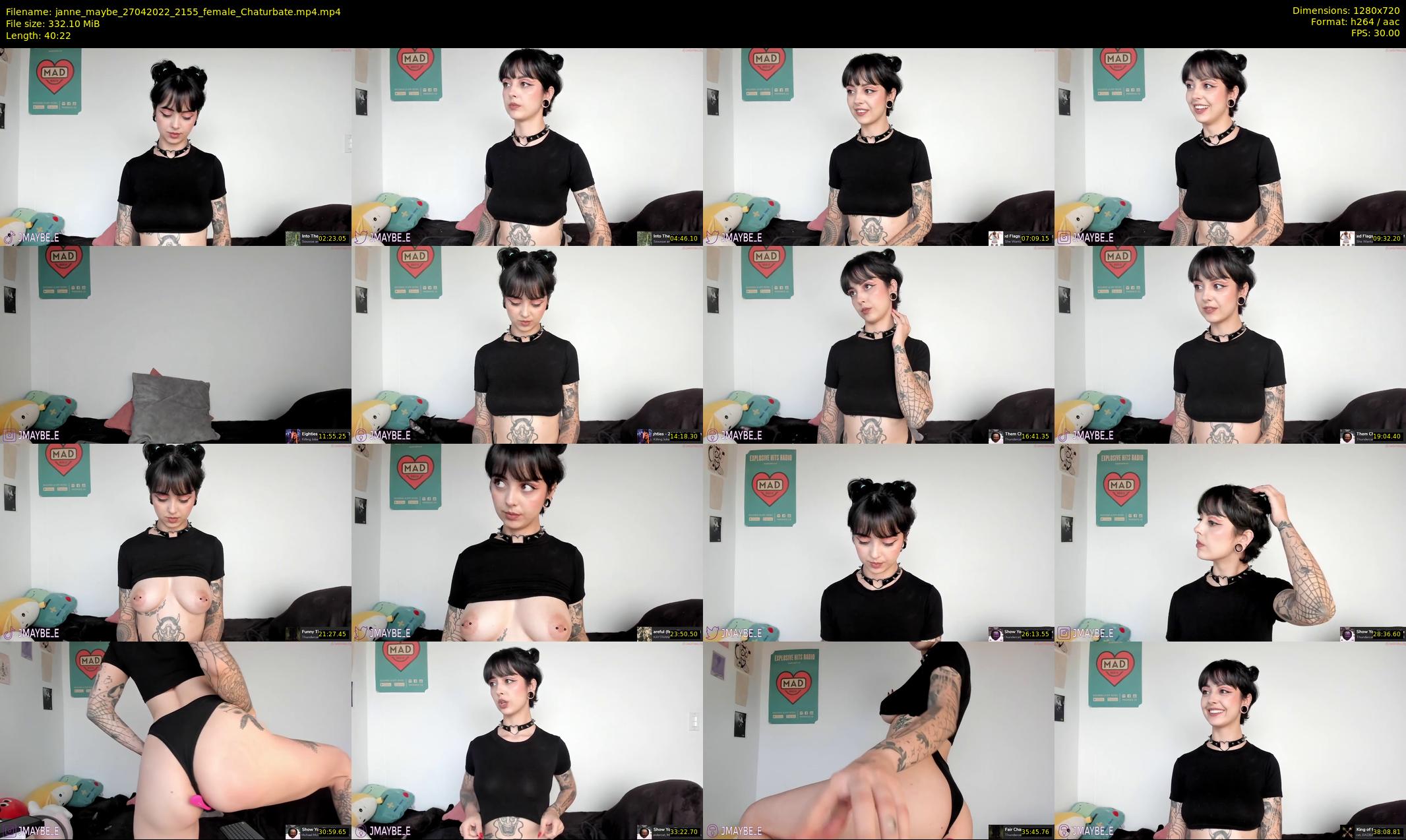 janne_maybe — 41 minute Chaturbate female cam show recording, 720p, Apr 27, 2022