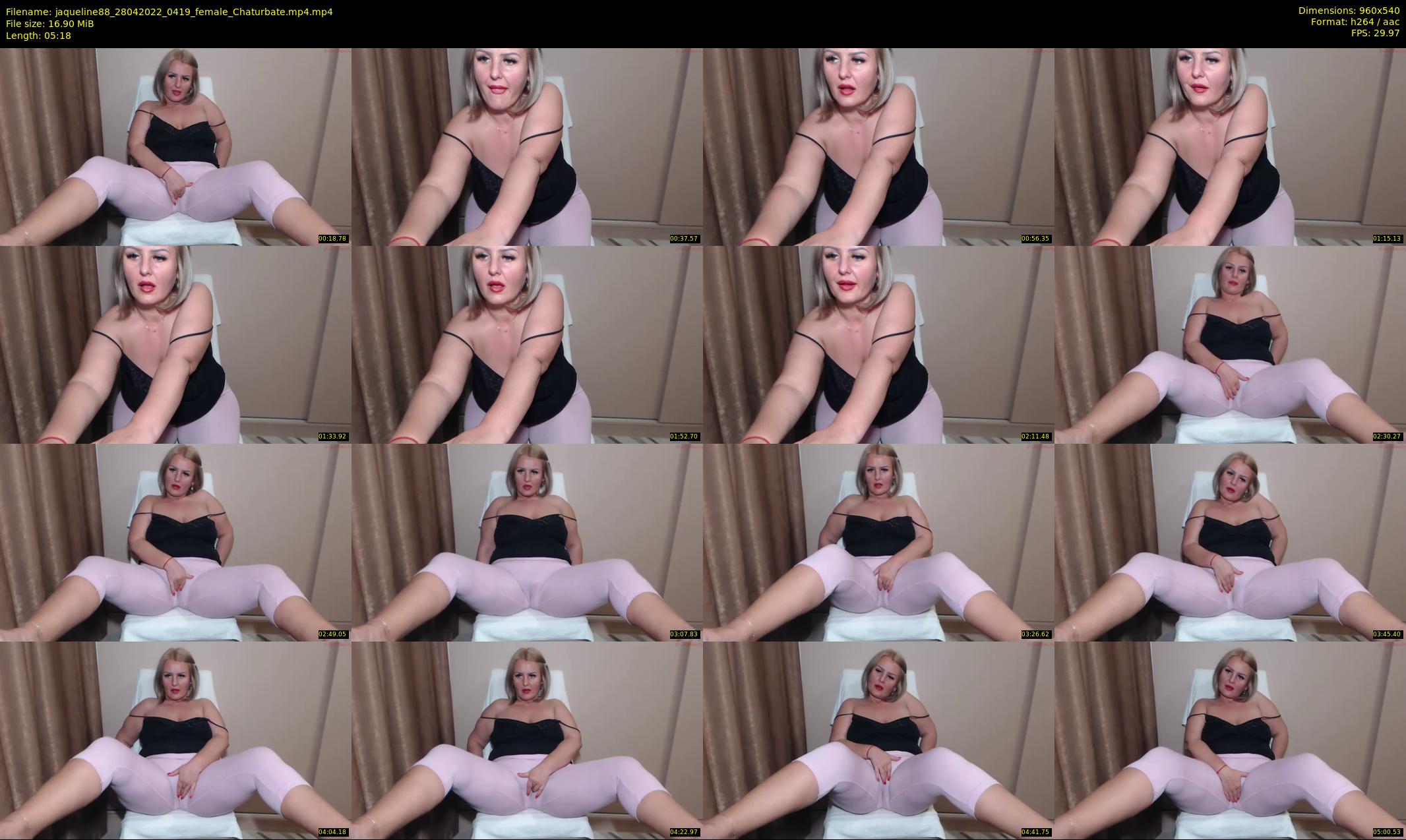 jaqueline88 — 6 minute Chaturbate female cam show recording, 480p, Apr 28, 2022