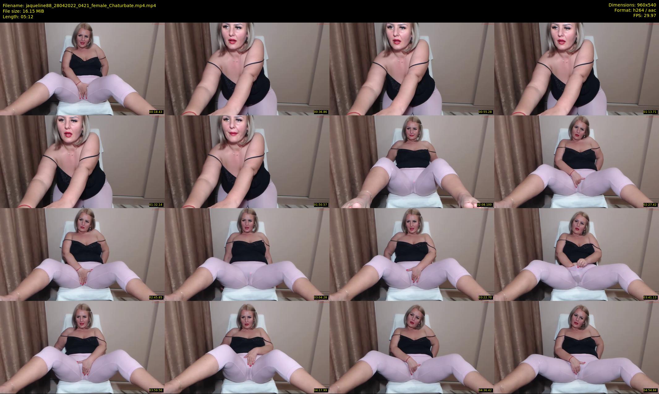 jaqueline88 — 6 minute Chaturbate female cam show recording, 480p, Apr 28, 2022