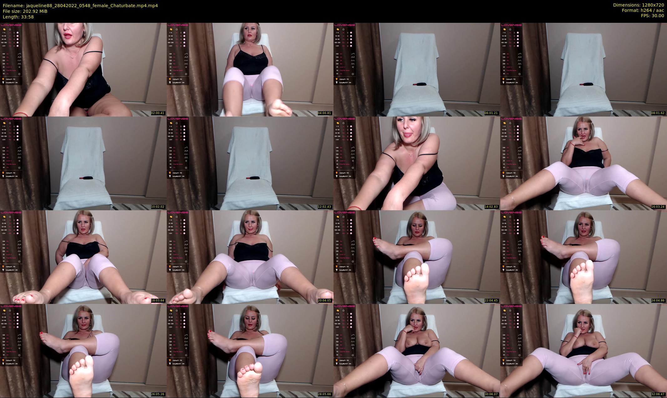 jaqueline88 — 34 minute Chaturbate female cam show recording, 720p, Apr 28, 2022