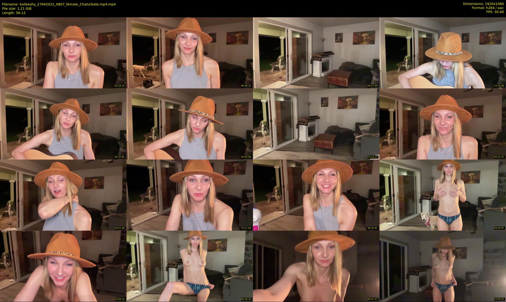 kaileeshy — 57 minute Chaturbate female cam show recording, 1080p, Apr 27, 2022