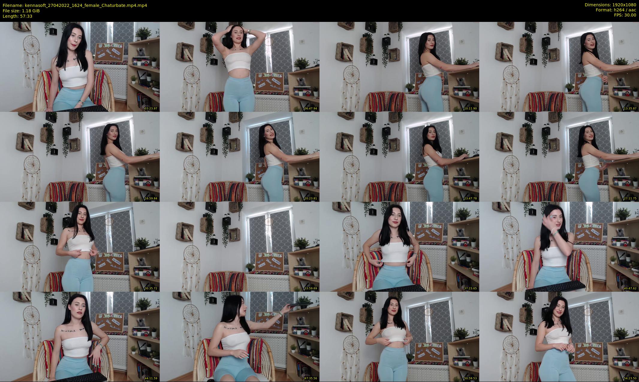 kennasoft — 58 minute Chaturbate female cam show recording, 1080p, Apr 27, 2022