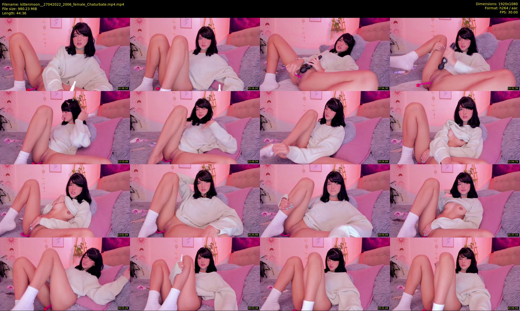 kittenmoon_ — 45 minute Chaturbate female cam show recording, 1080p, Apr 27, 2022