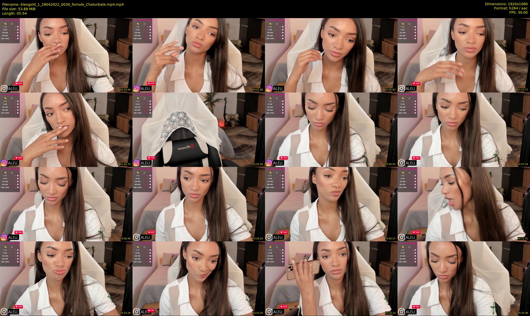 kleogold_1 — 6 minute Chaturbate female cam show recording, 1080p, Apr 28, 2022